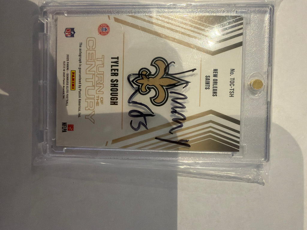 2025 Donruss elite turn of the century Tyler Shough 235/499 auto