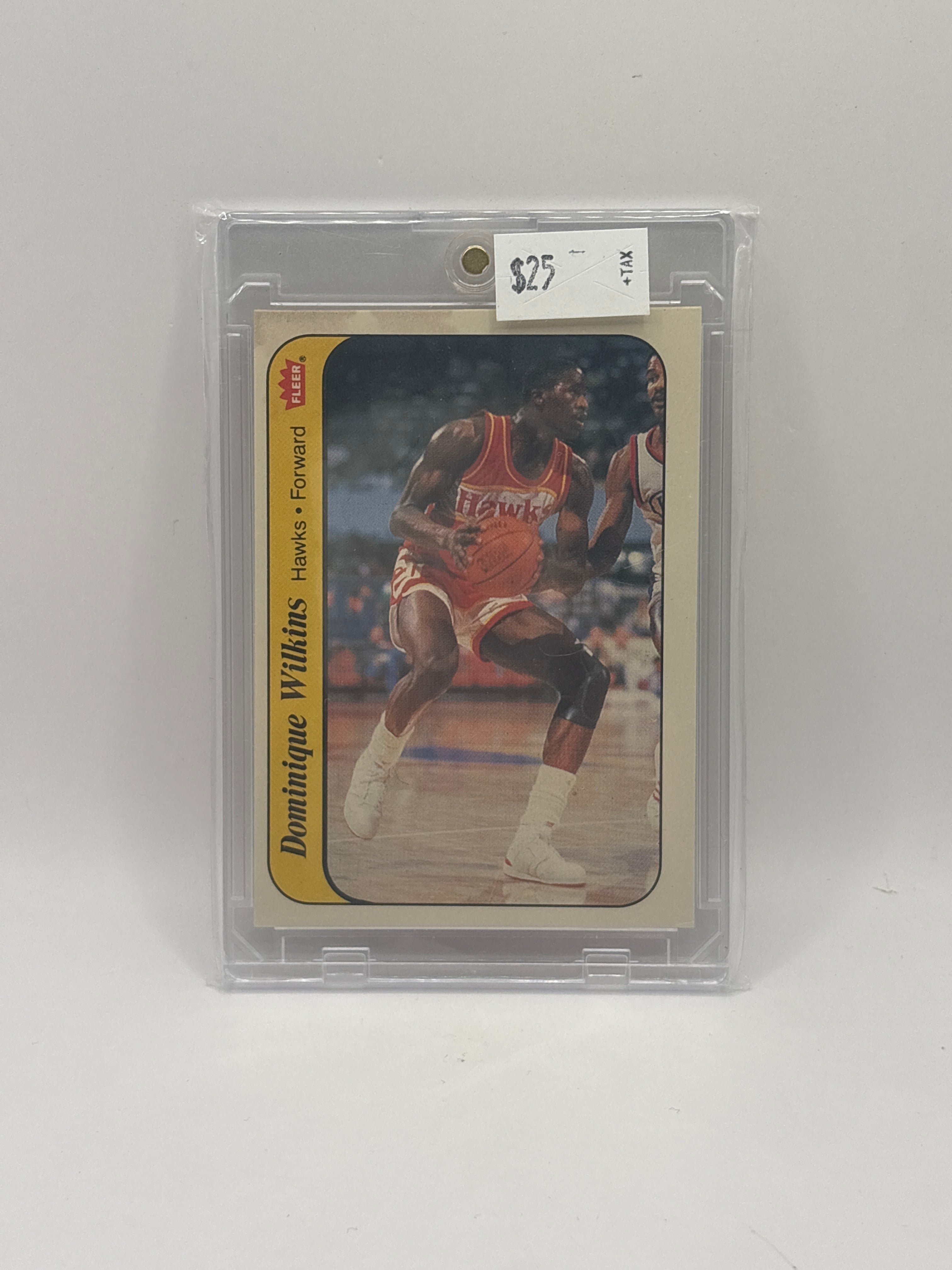 1986-87 Fleer Stickers Dominique Wilkins #11