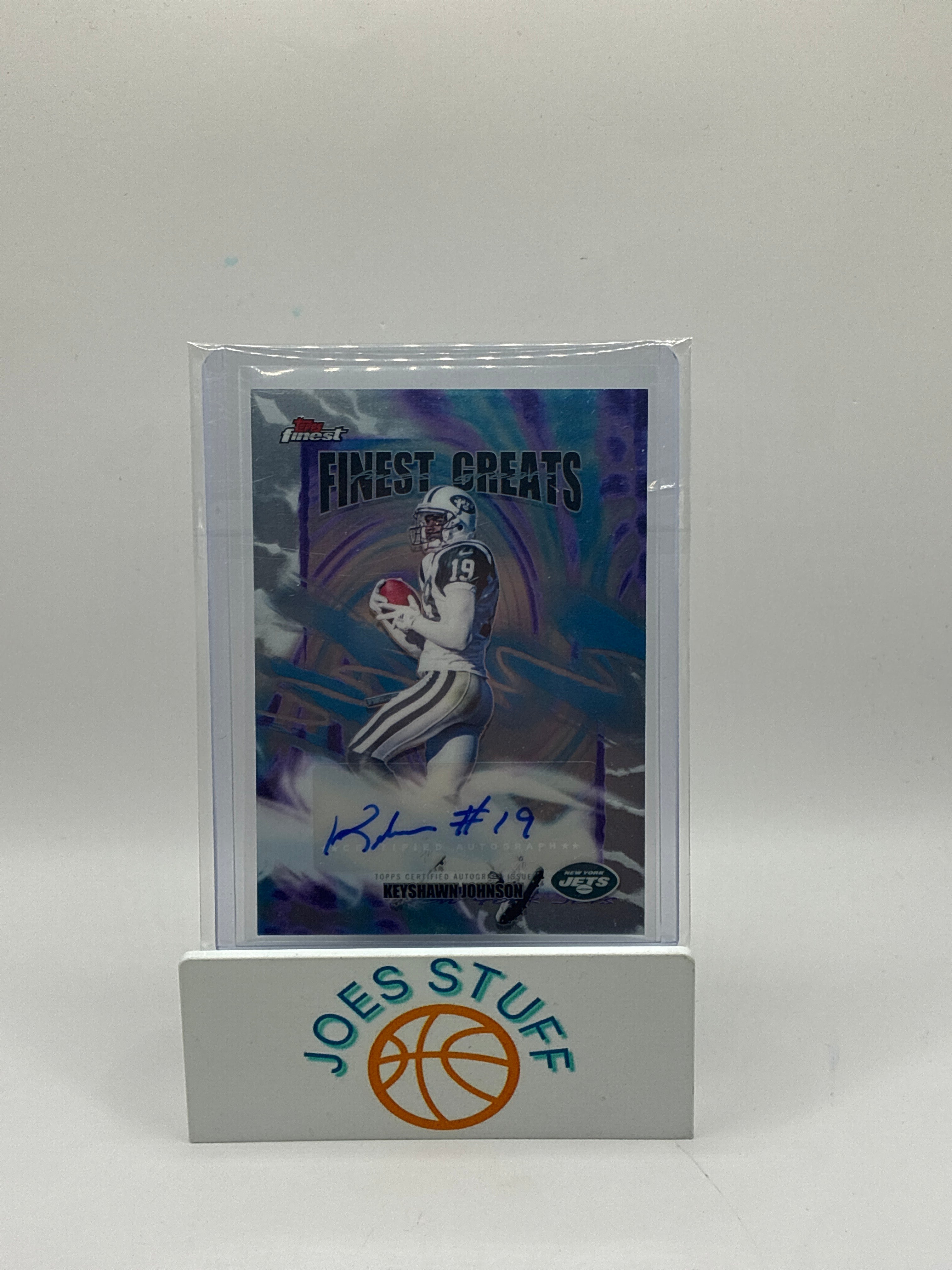 2025 Topps Finest Keyshawn Johnson Autograph