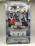 2025-26 Topps Chrome Soccer Hobby Box