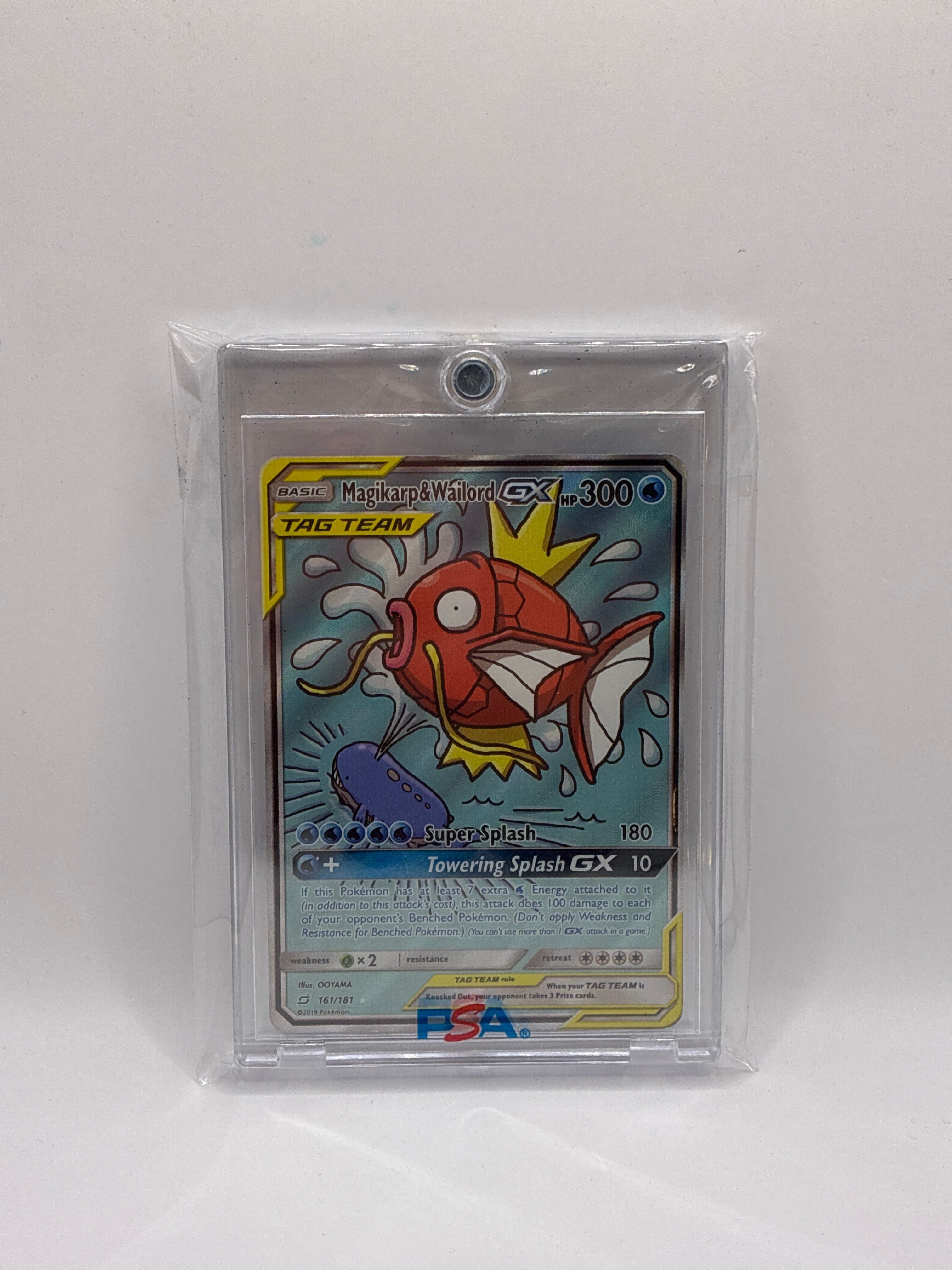 Magikarp & Wailord GX (Alternate Full Art) 161/181 Sm-Team Up Holo