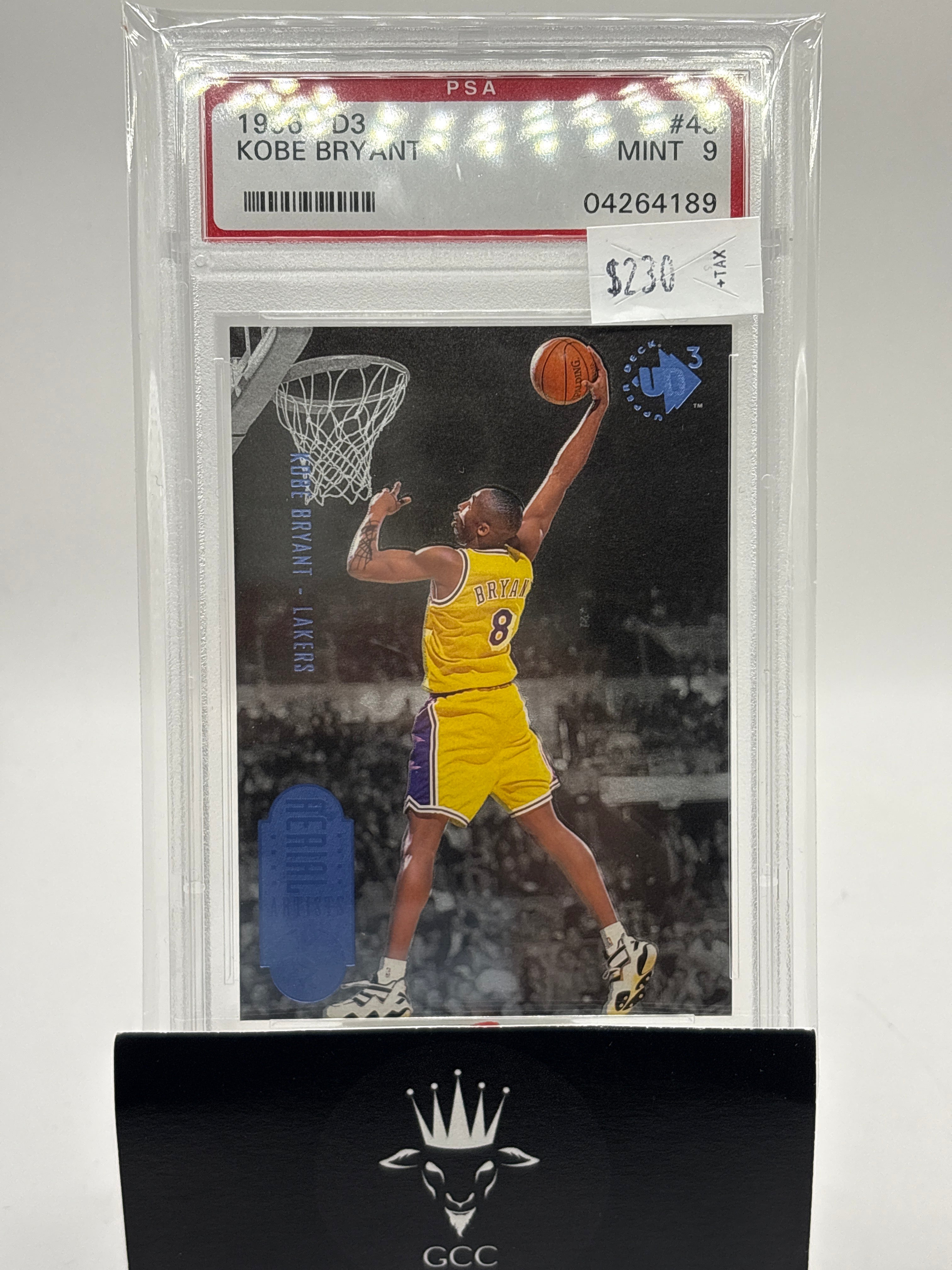 1996-97 Upper Deck UD3 Aerial Artists Kobe Bryant #43 PSA 9