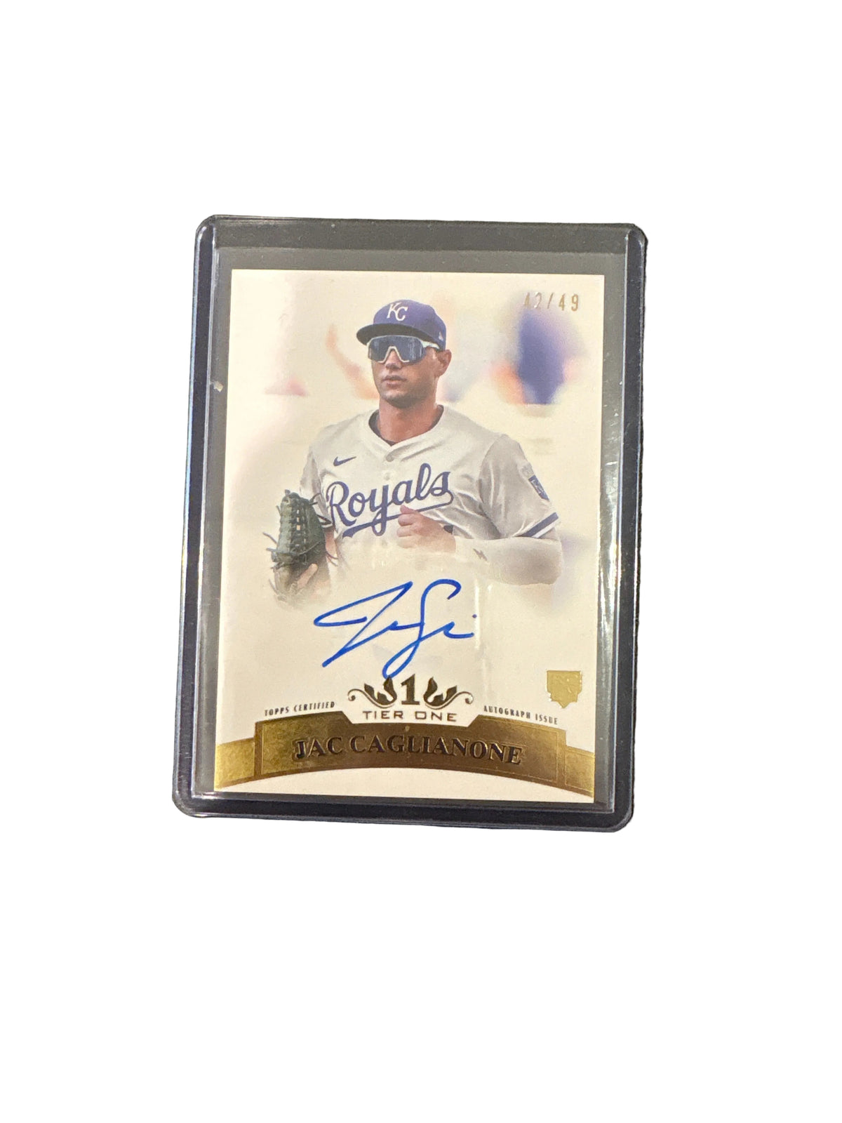2026 Topps Tier One Baseball Retro 2011 Base Autograph Card Jac Cagilianone