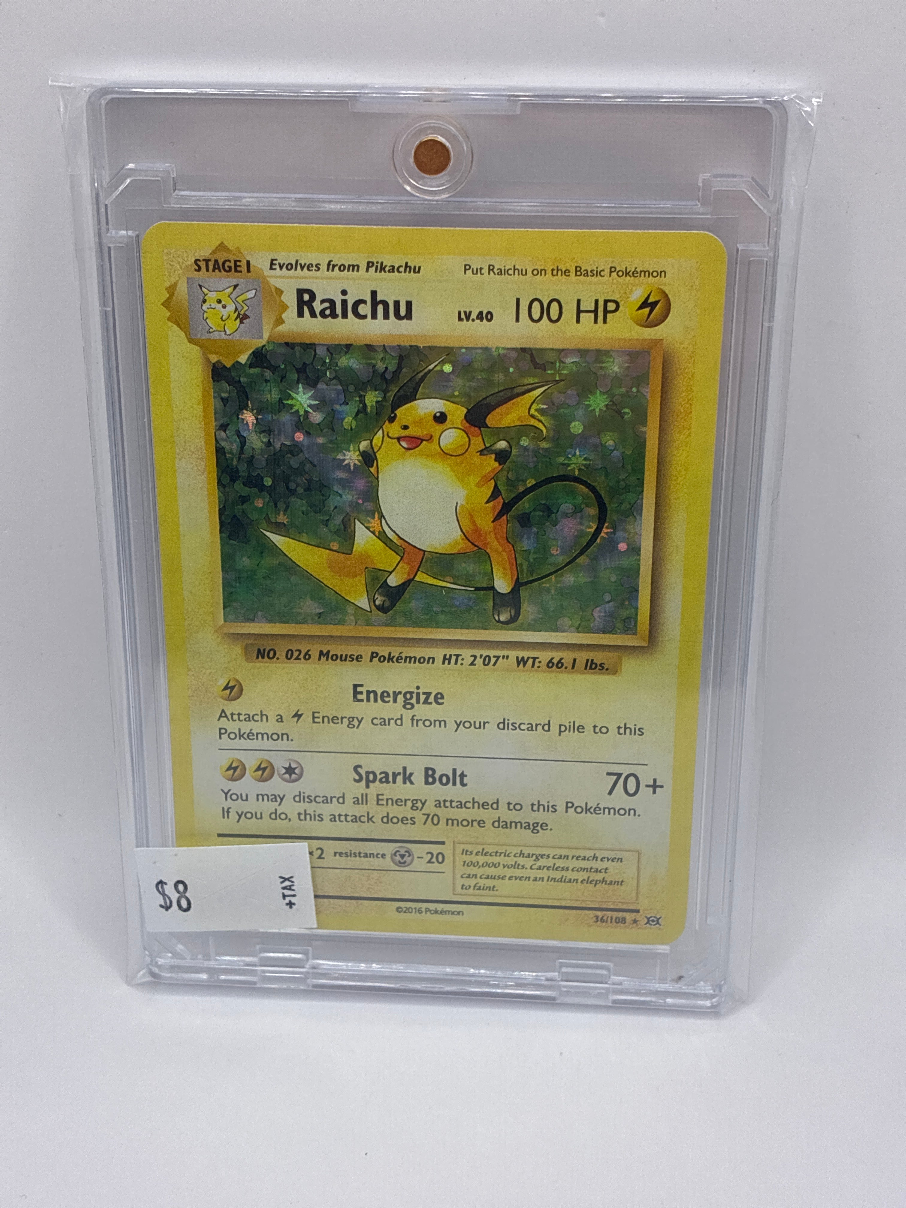 Raichu 36/108 Evolutions Holo