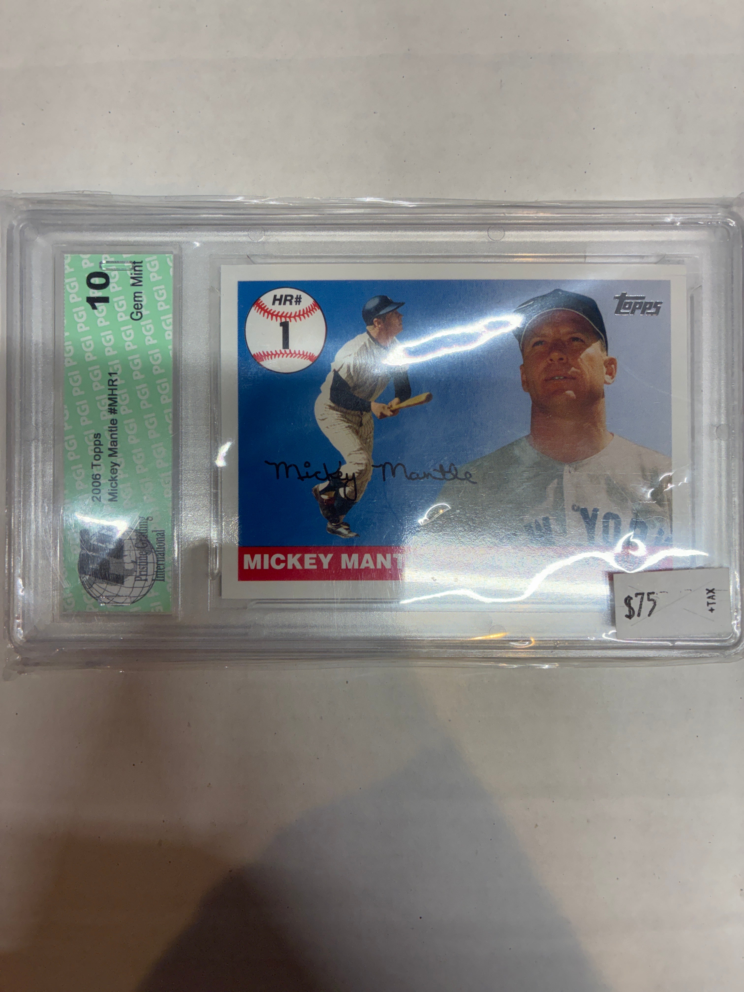 2006 Topps Mickey Mantle #MHR1 PGI 10
