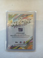 2025 Topps Neon Initiates Jaxon dart auto 17/25