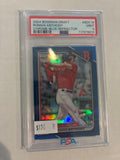 2024 Bowman Draft Roman Anthony Chrome Blue Refractor PSA 9