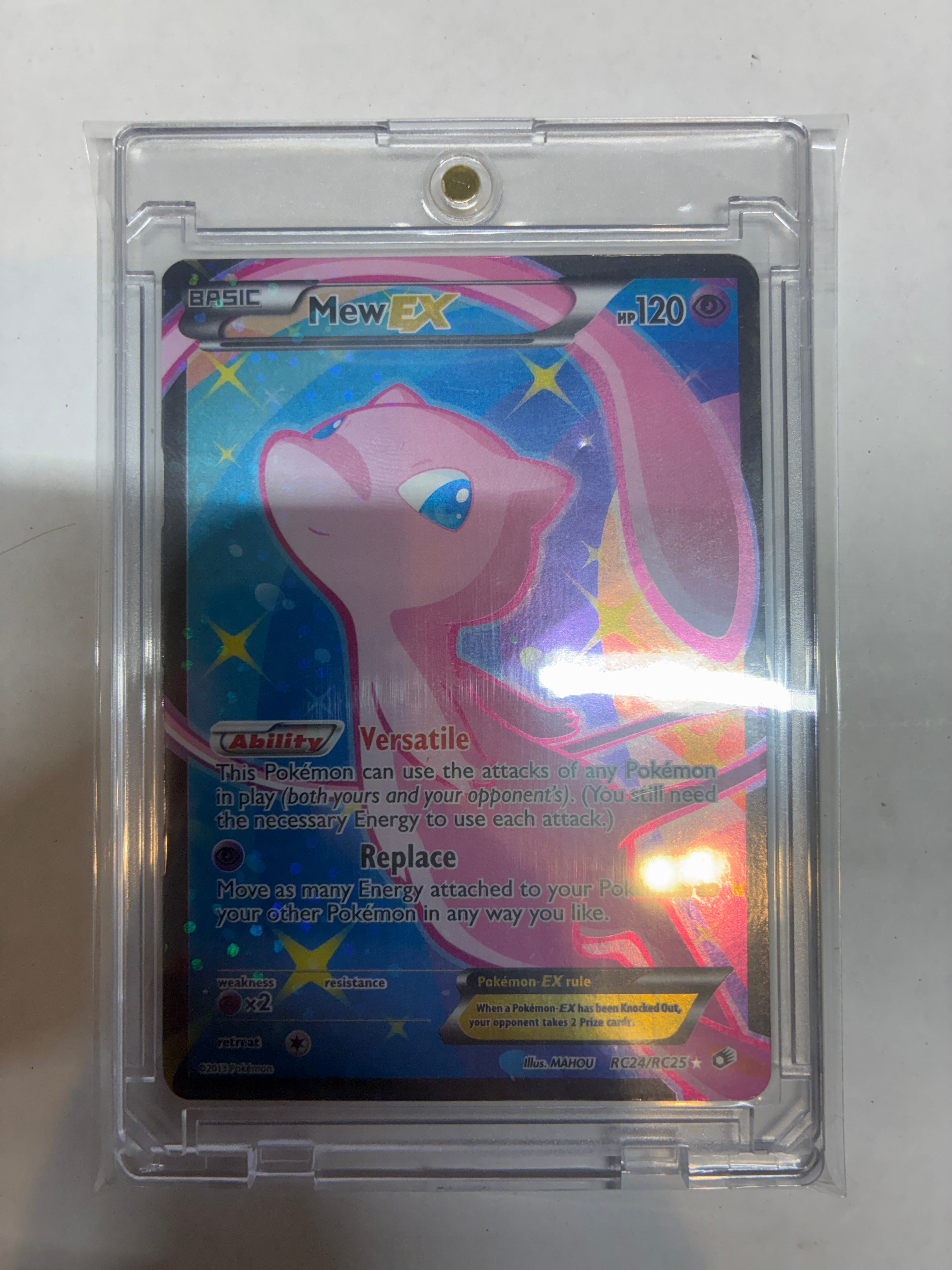 Mew EX Full Art Ultra Rare RC24/RC25 Legendary Treasures Radiant Collection Holo