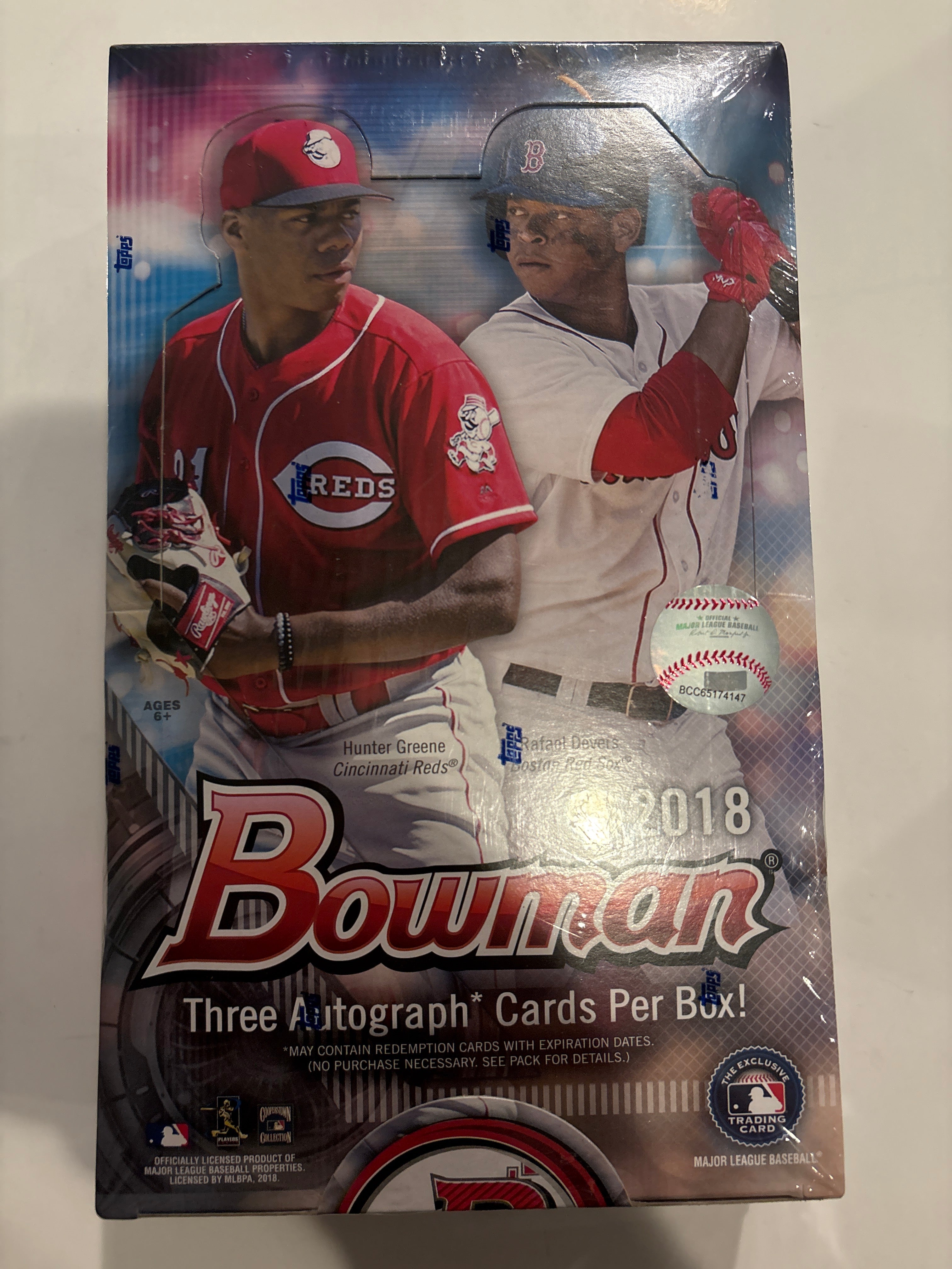 2018 Topps Bowman Baseball Jumbo Hobby Box