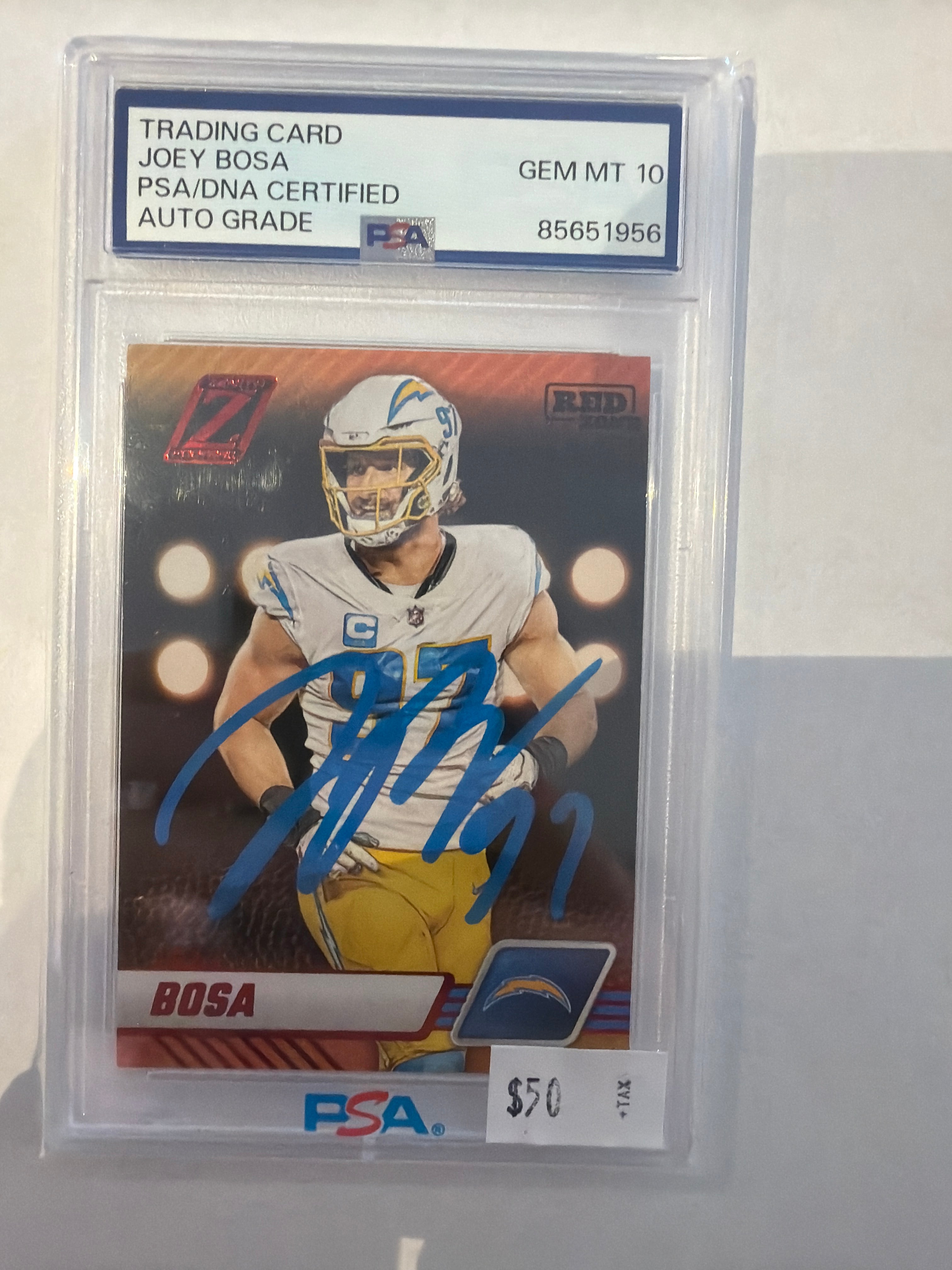 2023 Joey bosa PSA/DNA certified 10