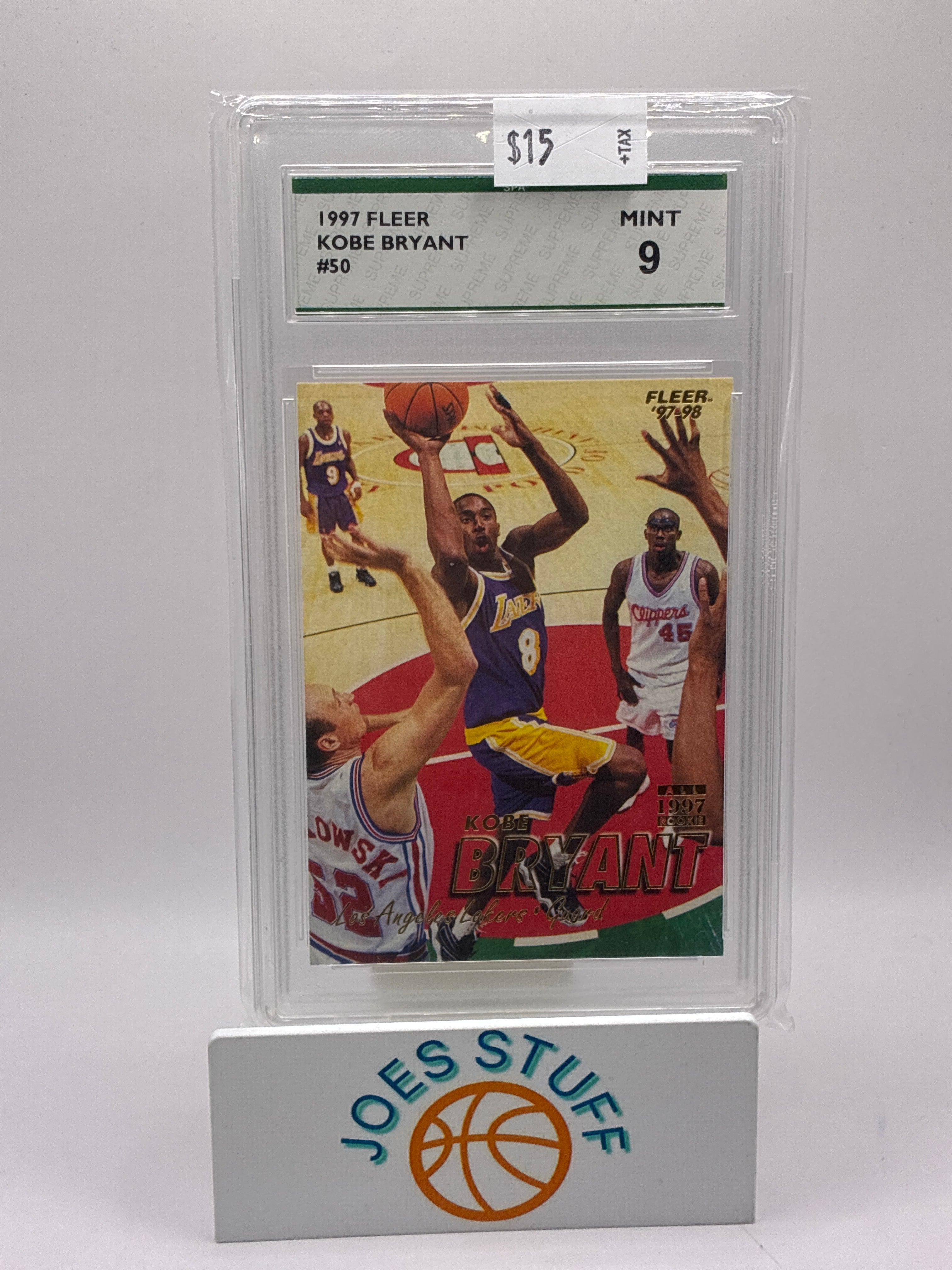 1998 Fleer Kobe Bryant #50 PSA 8