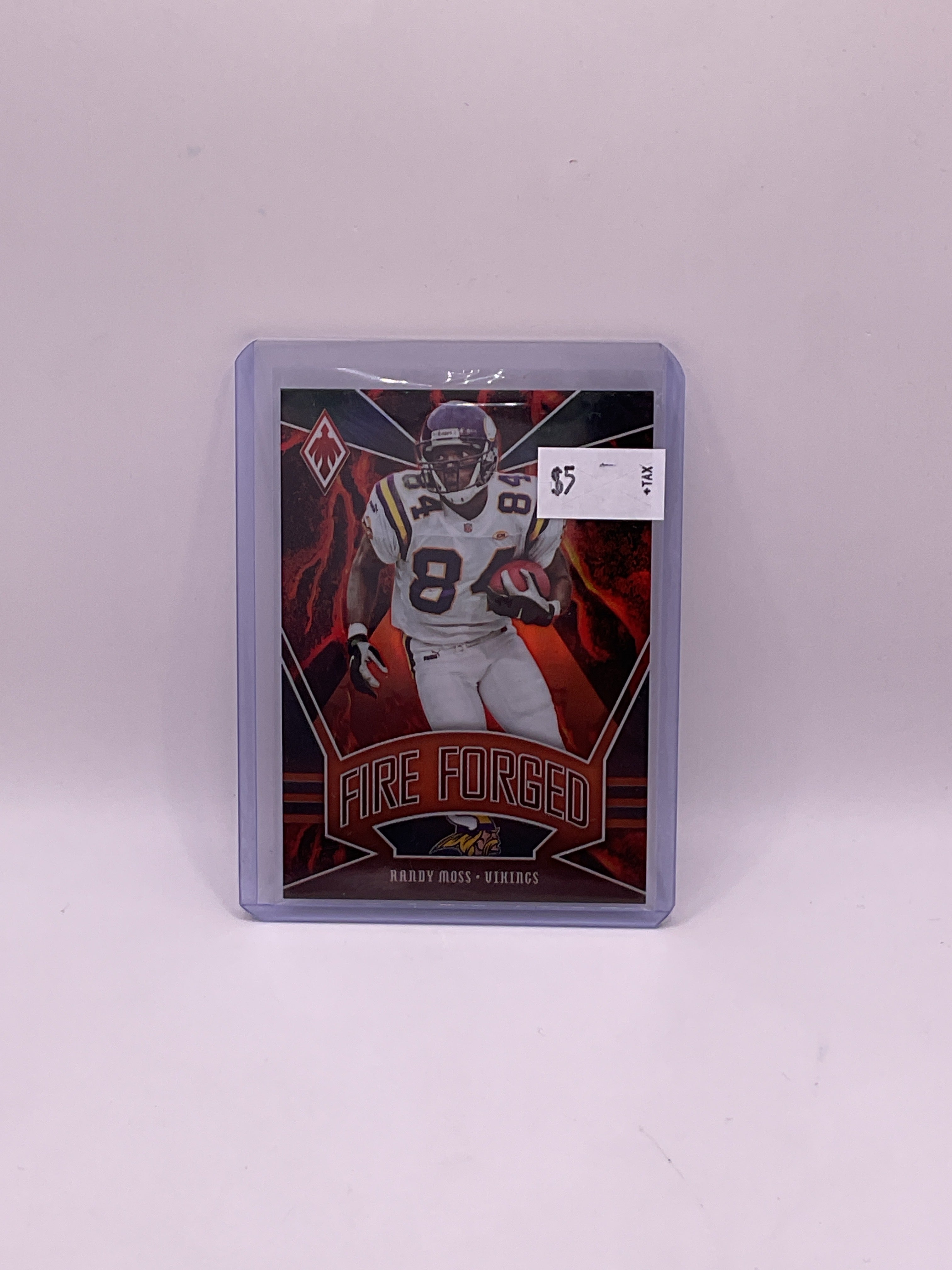 2020 Panini Phoenix Fire Forged Randy Moss Red 37/99
