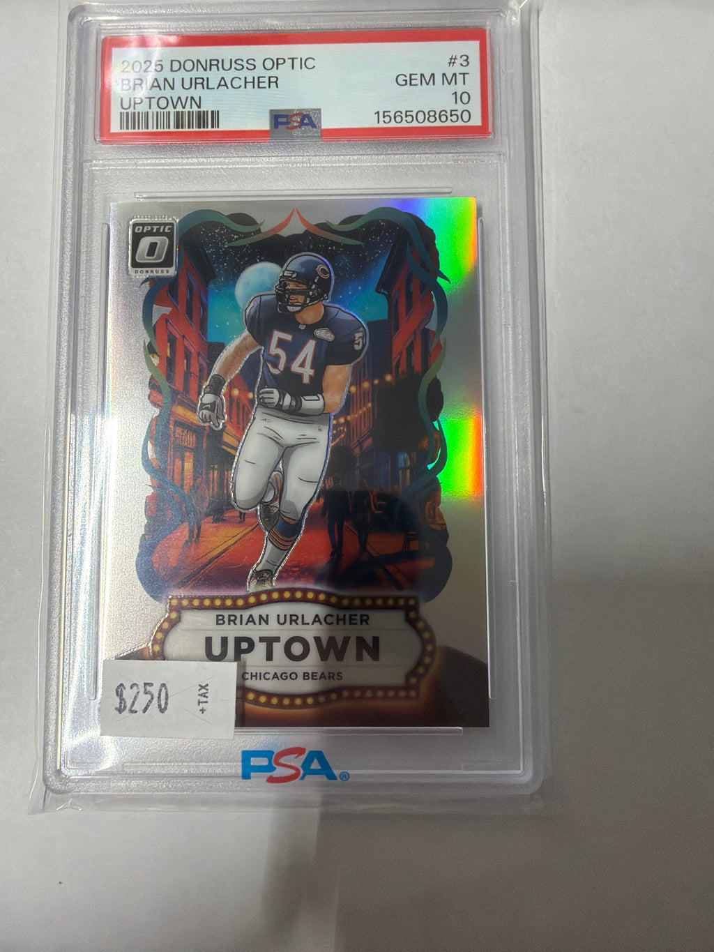 2025 Donruss optic Brian Urlacher uptown