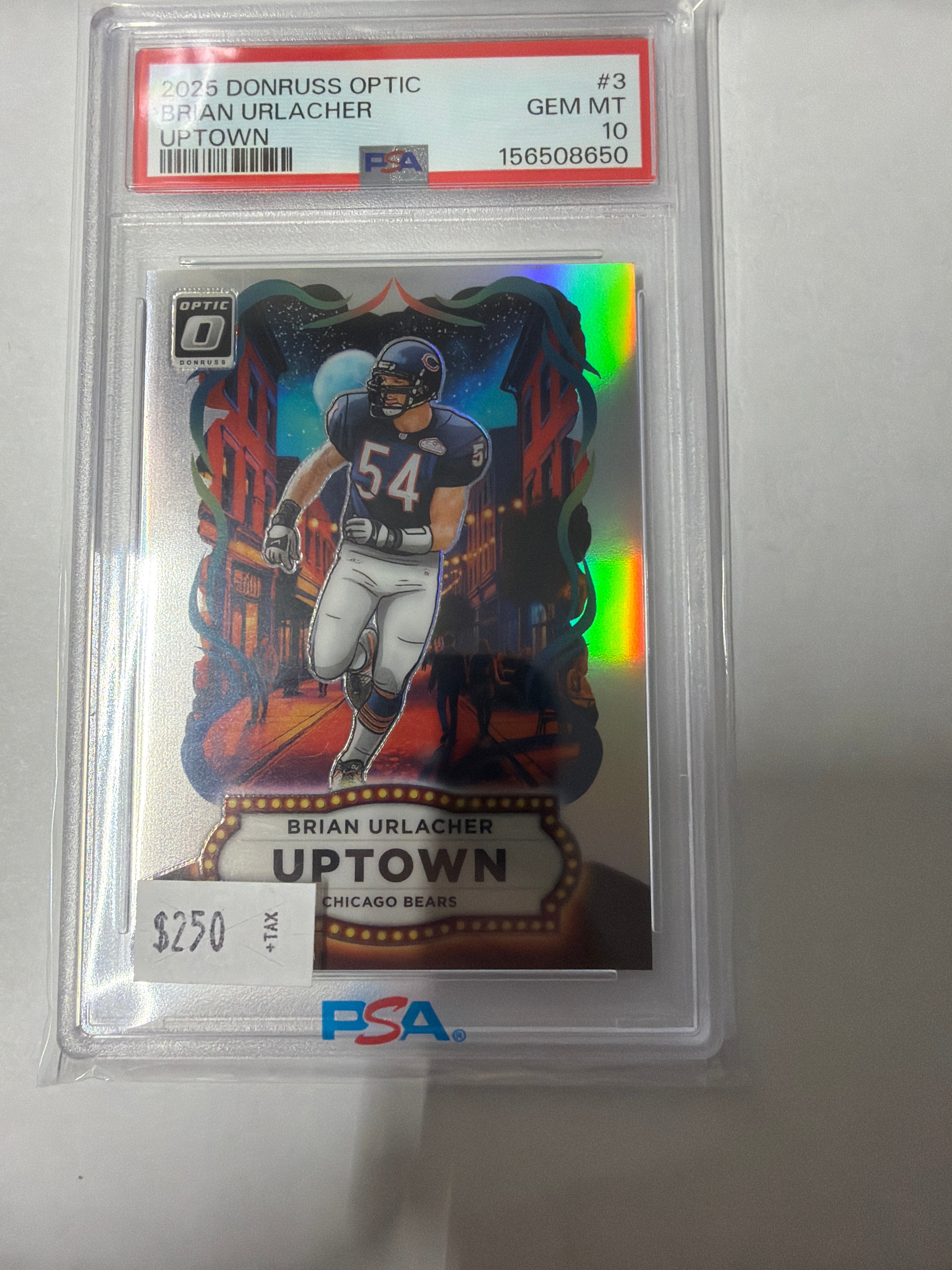 2025 Donruss optic Brian Urlacher uptown