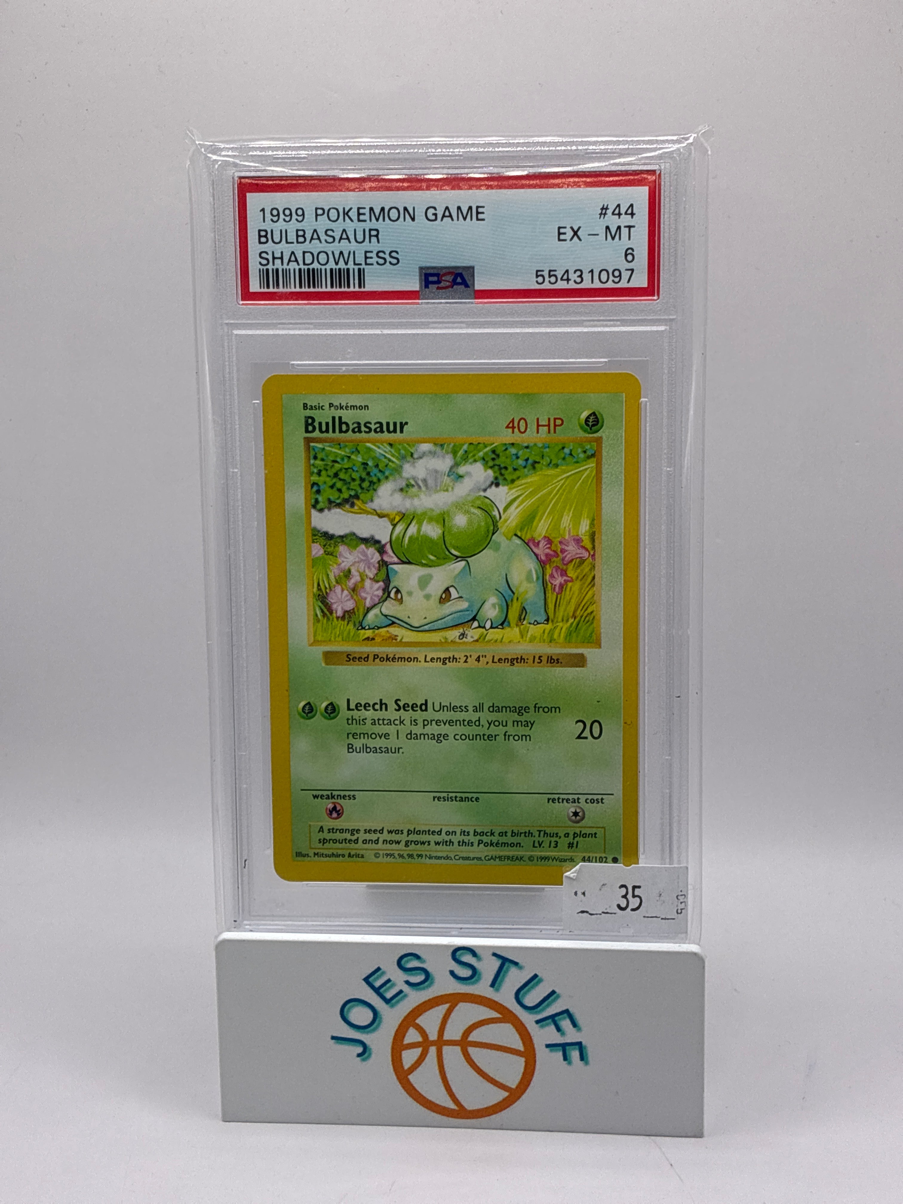 Bulbasaur 044/102 Base Set (Shadowless) Regular