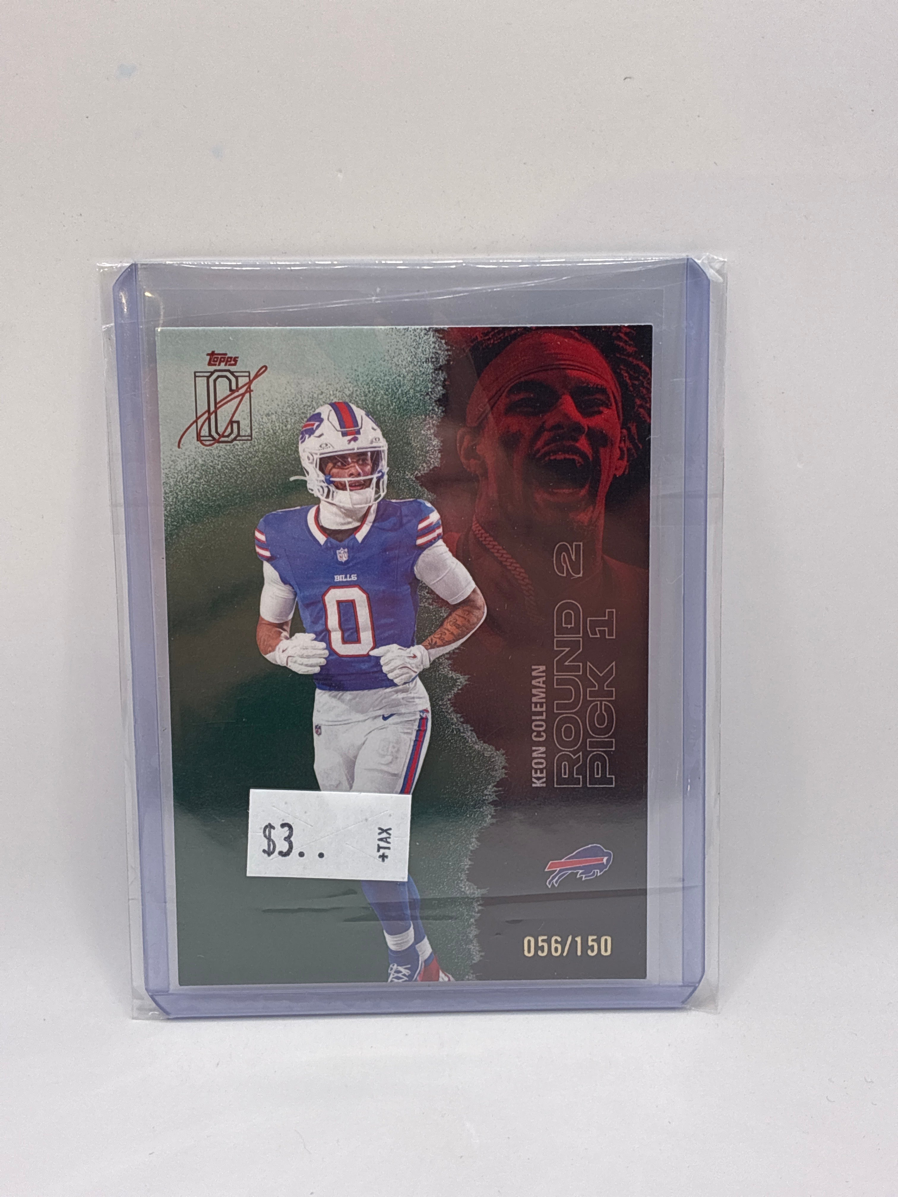 2025 Topps Signature Class Keon Coleman 056/150