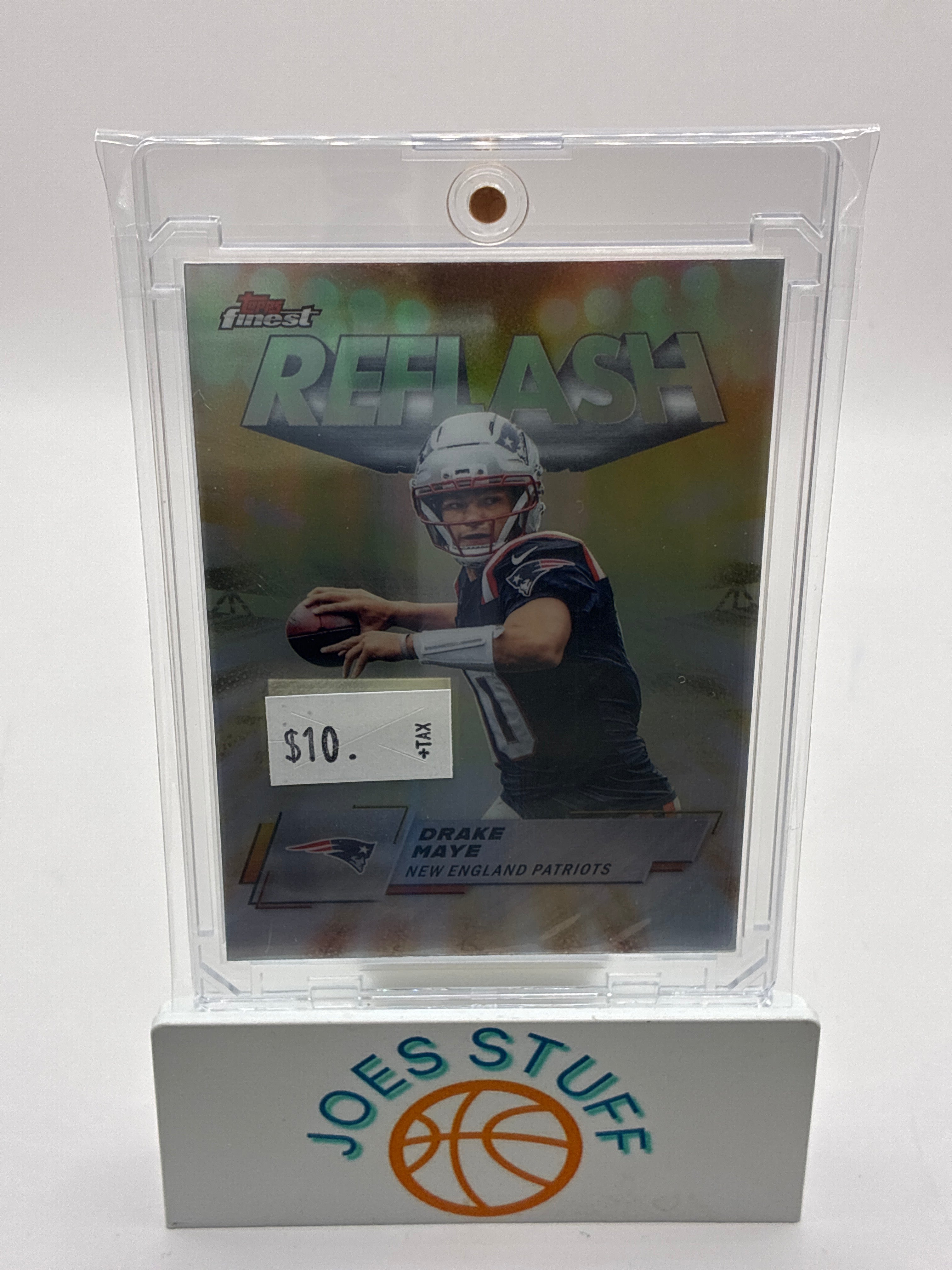 2025 Topps Finest Football Drake Maye Reflash #RF-5 Refractor