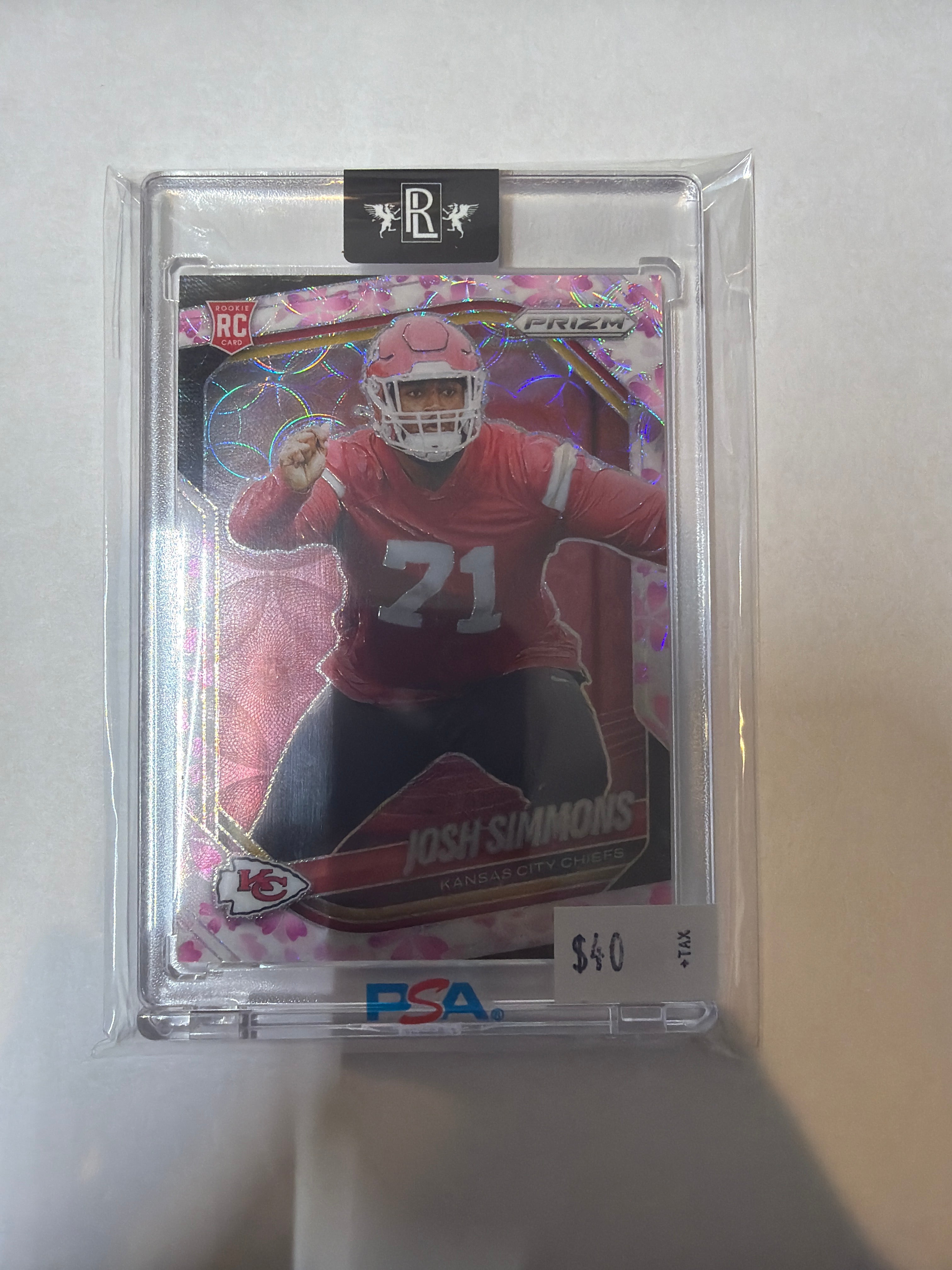 2025 Prizm Josh Simmons rookie