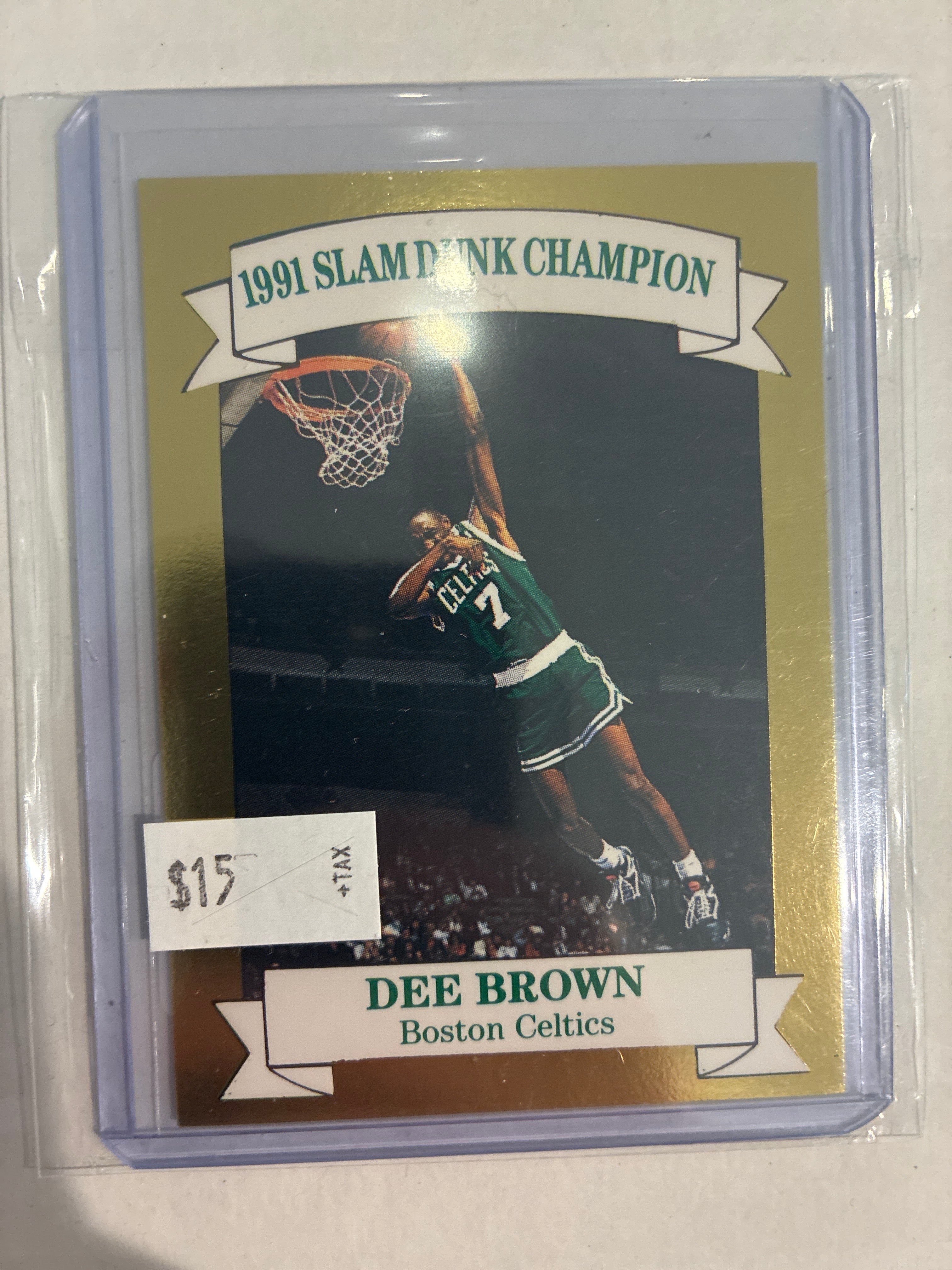 1991 Slam Dunk Champion Dee Brown #7 3277/10000