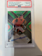 2023 WC auto mania Jackson Holliday AU-TRI- rainbow green PSA 10