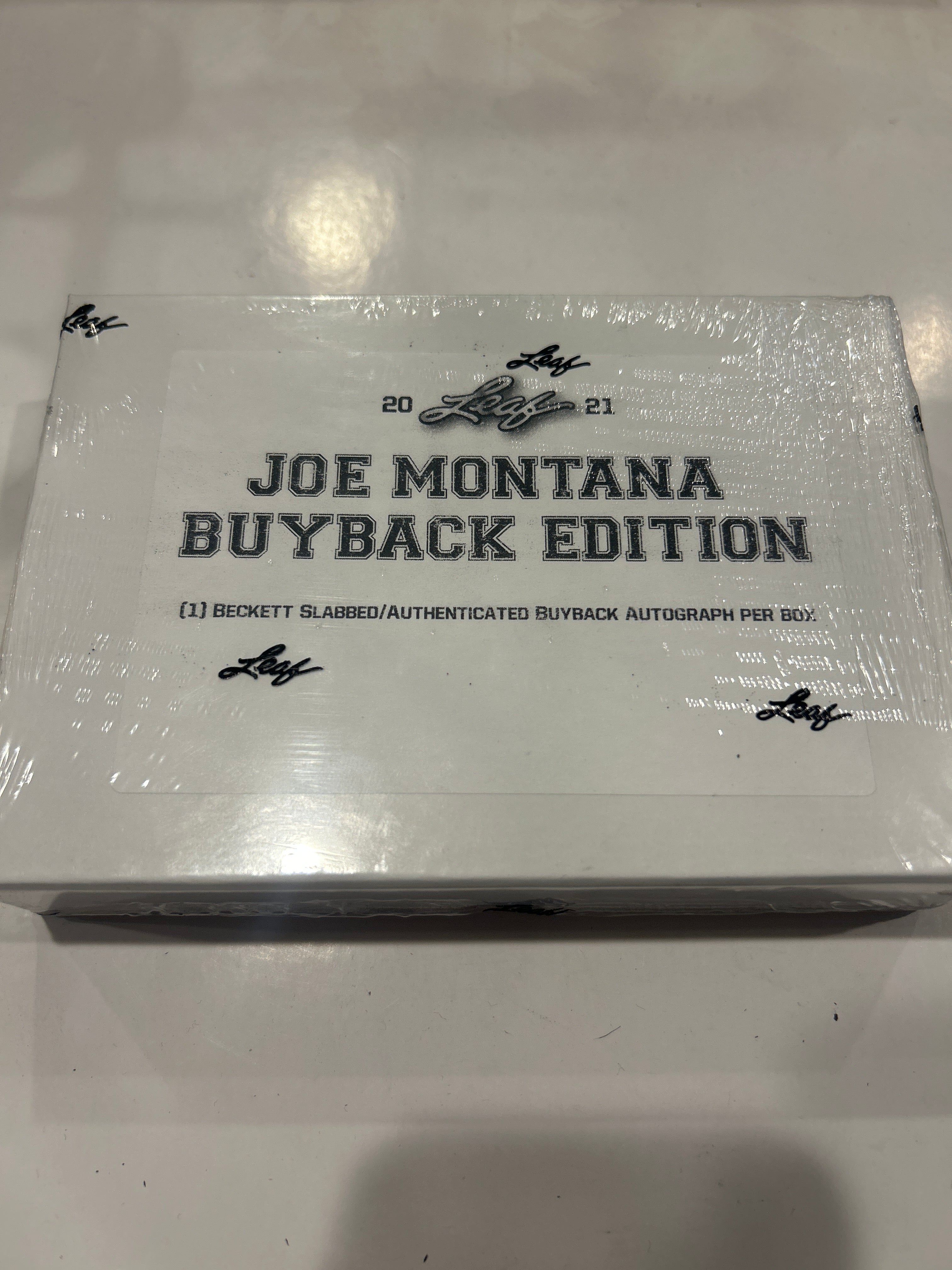 2021 Leaf Joe Montana Buyback Autograph Box