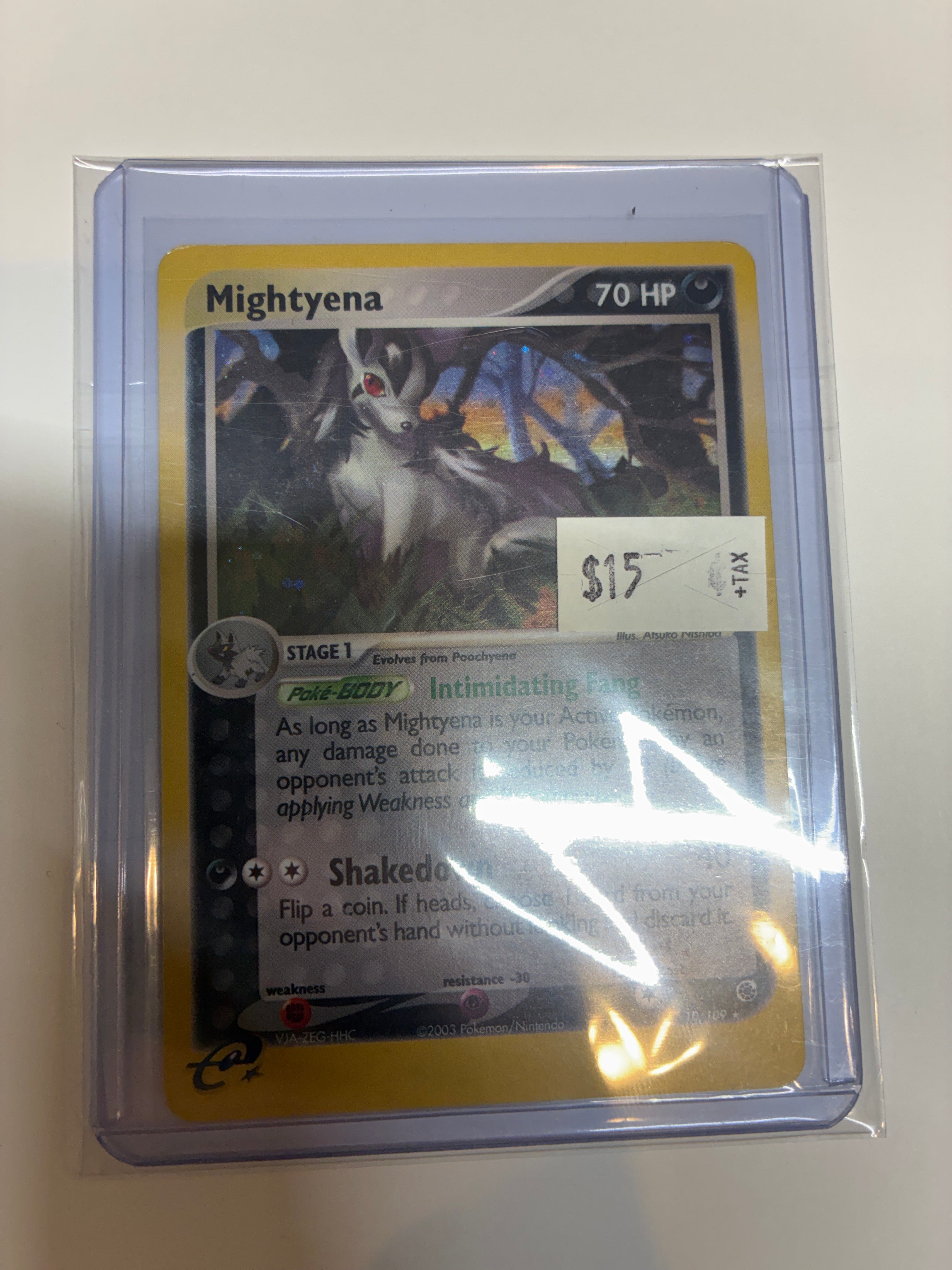 Mightyena 10/109 Ruby and Sapphire Holo