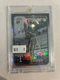 2024 Topps Chrome Update Series Evan Carter Rookie Debut Negative Refractor