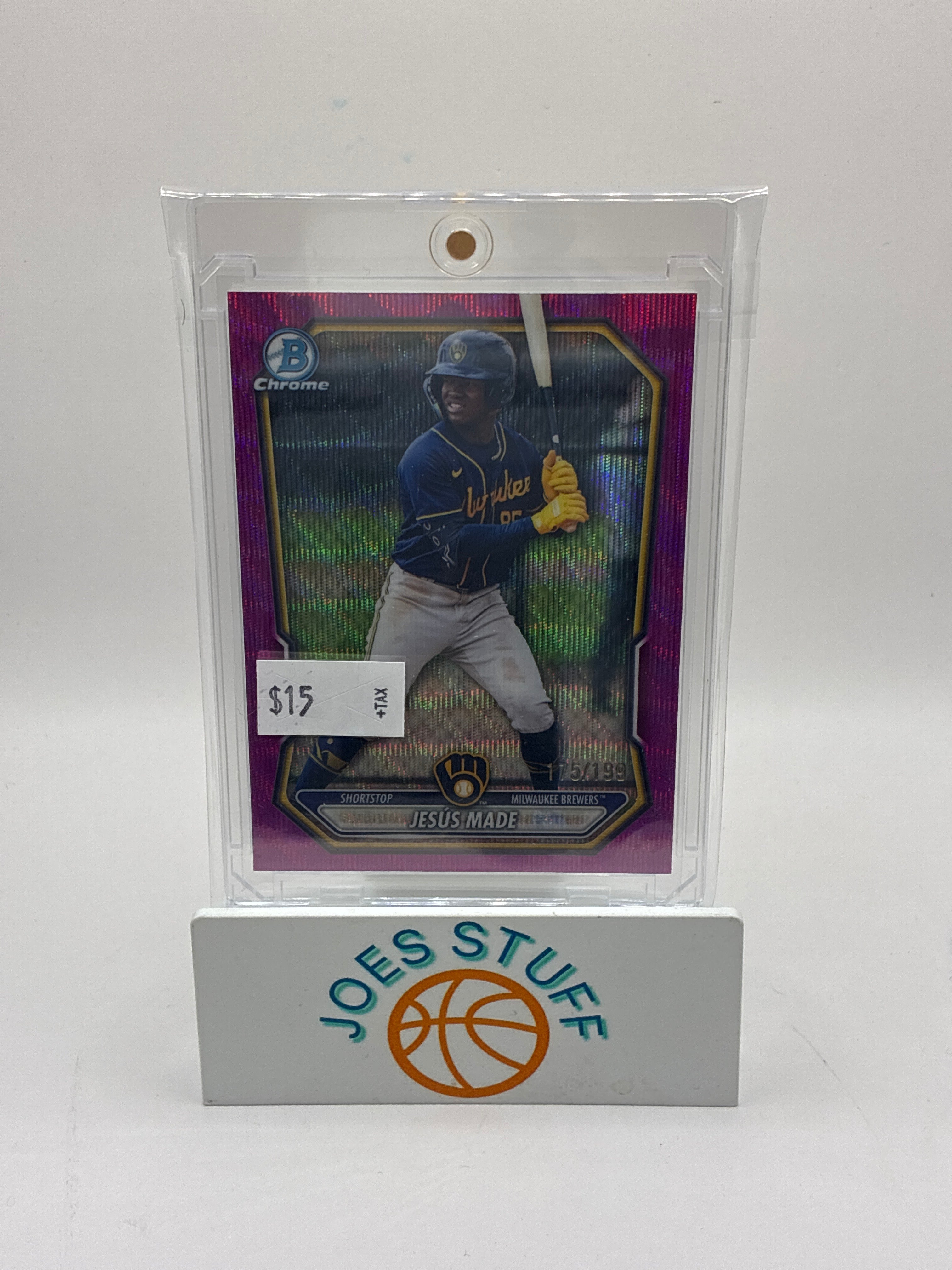 Topps Bowman Chrome Jesus Made Purple Parallel 175/199