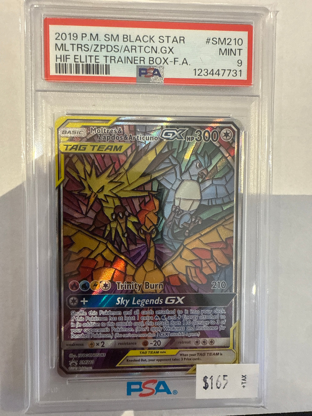Moltres/Zapdos/Articuno Tag Team Promo PSA 9