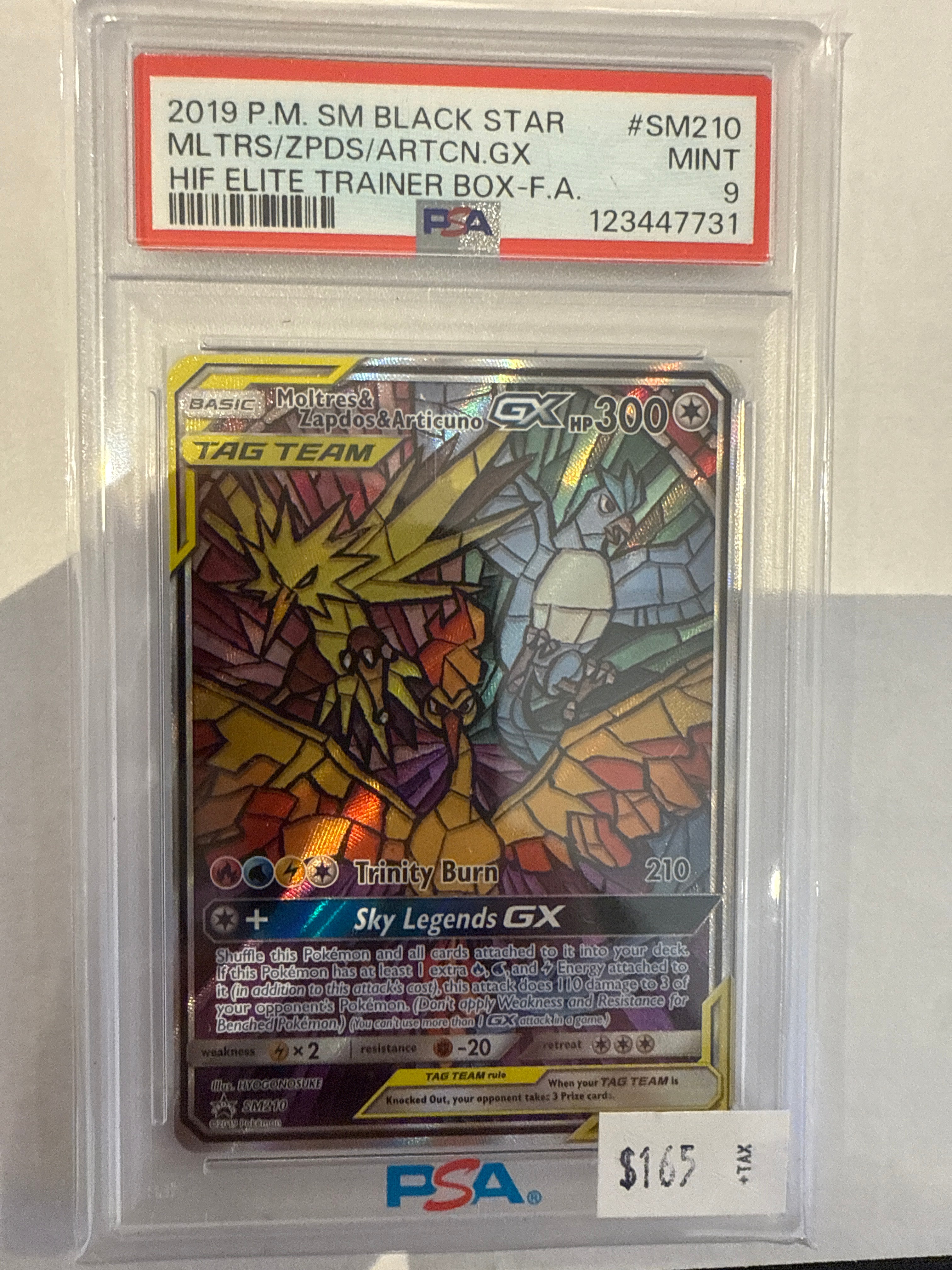 Moltres/Zapdos/Articuno Tag Team Promo PSA 9