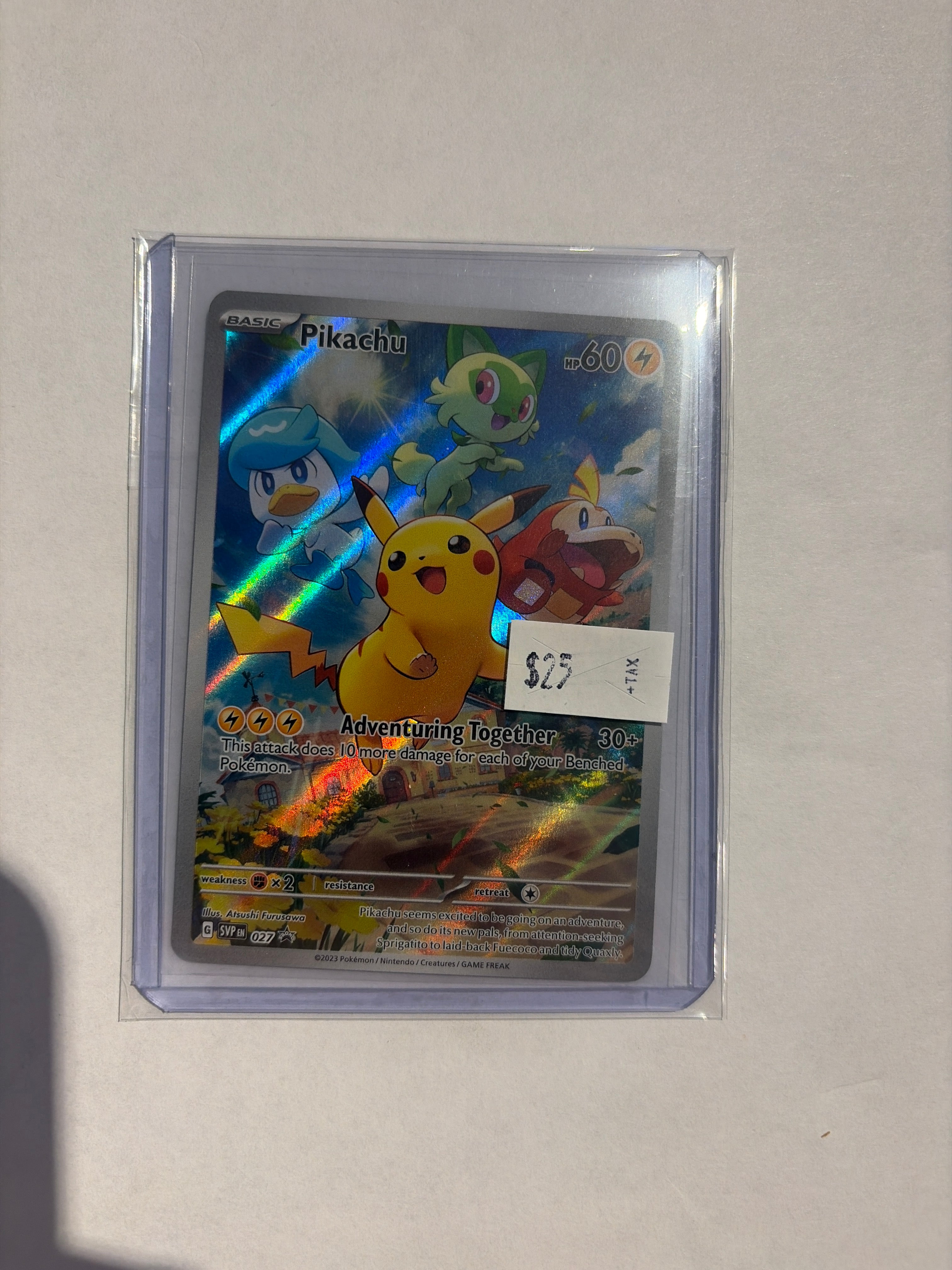 Pikachu 27 promo