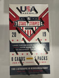 2019 Panini Stars & Stripes USA Baseball Hobby Box