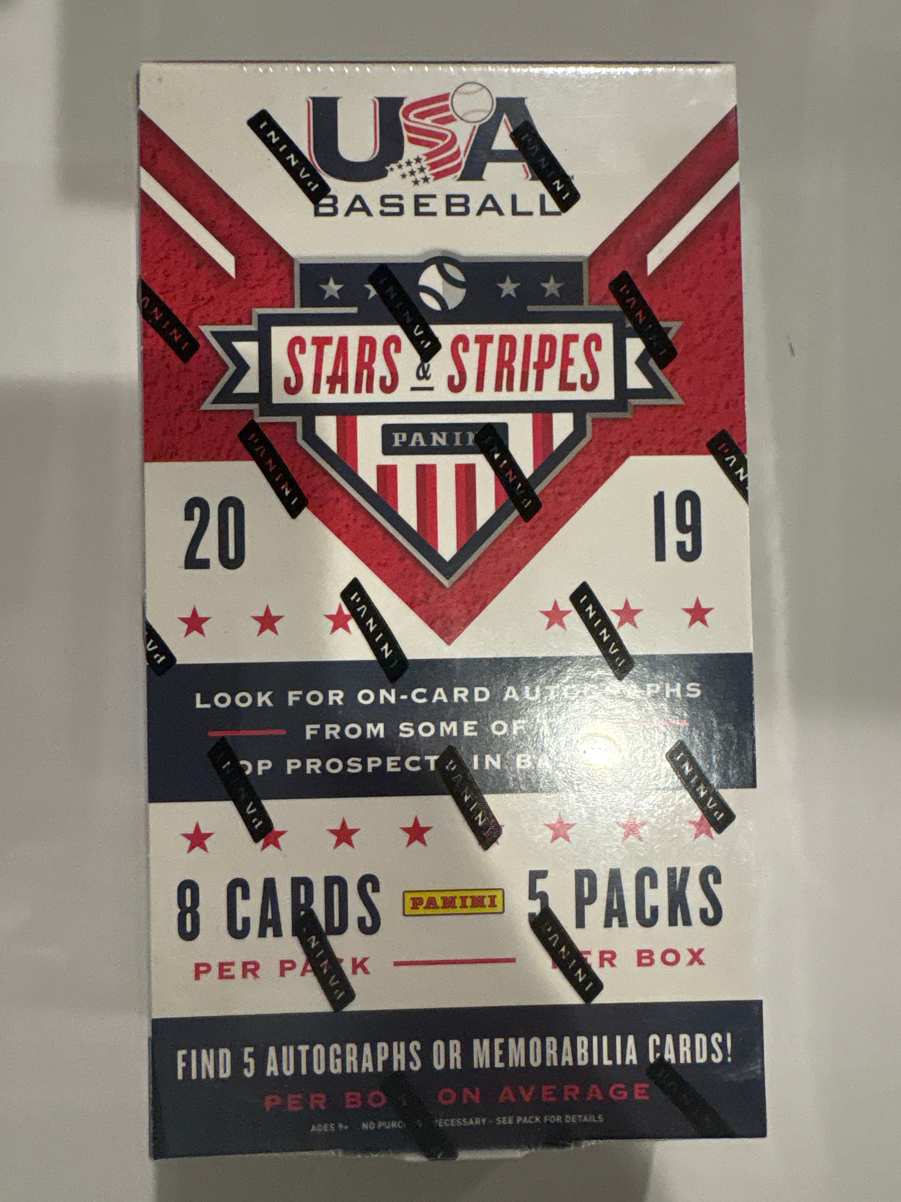 2019 Panini Stars & Stripes USA Baseball Hobby Box