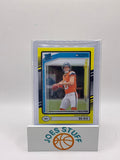 2024 Panini DonRuss Rated Rookie Bo Nix Press Proof Yellow