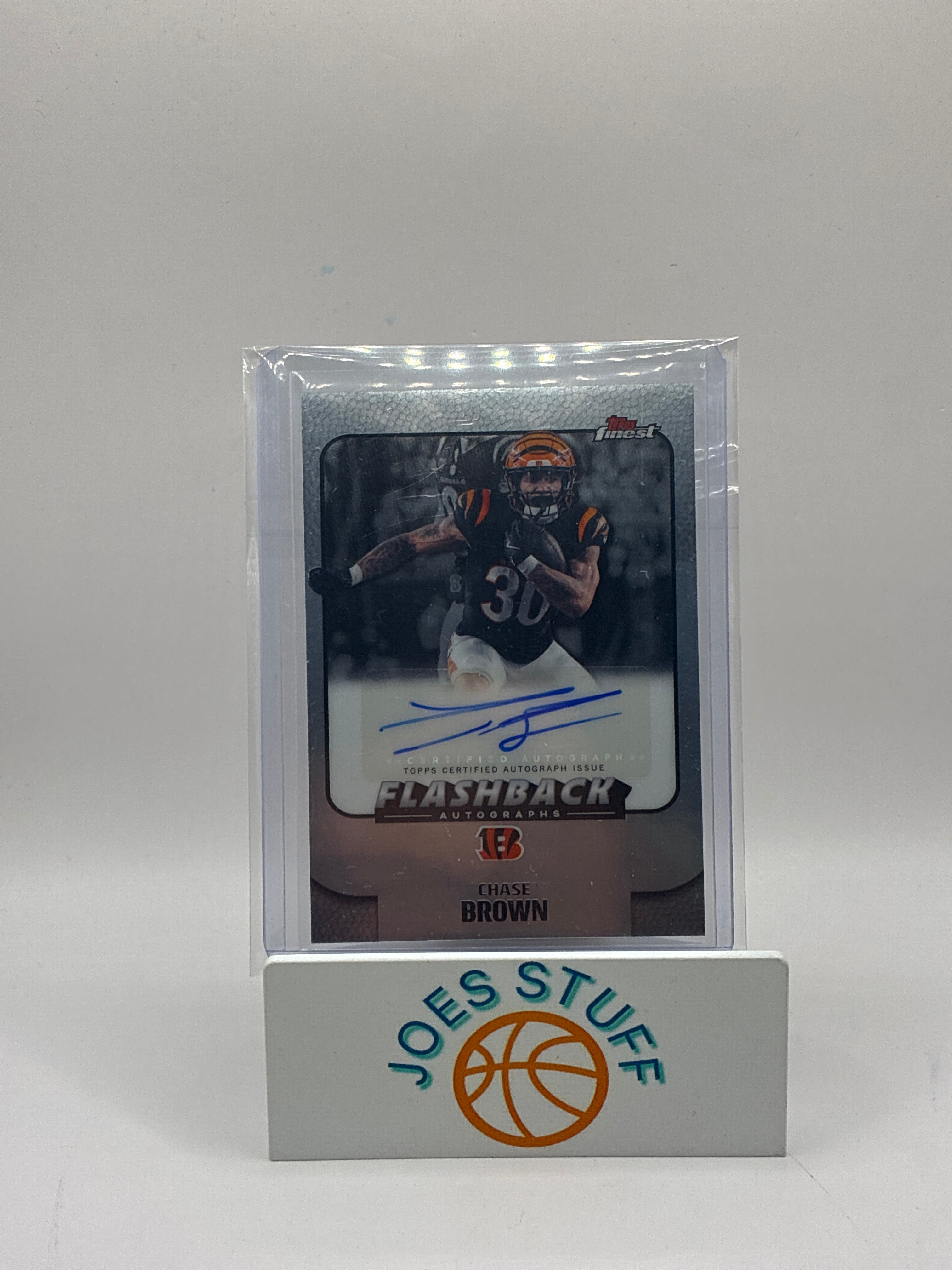 2025 Topps Finest Chase Brown Flashback Autograph