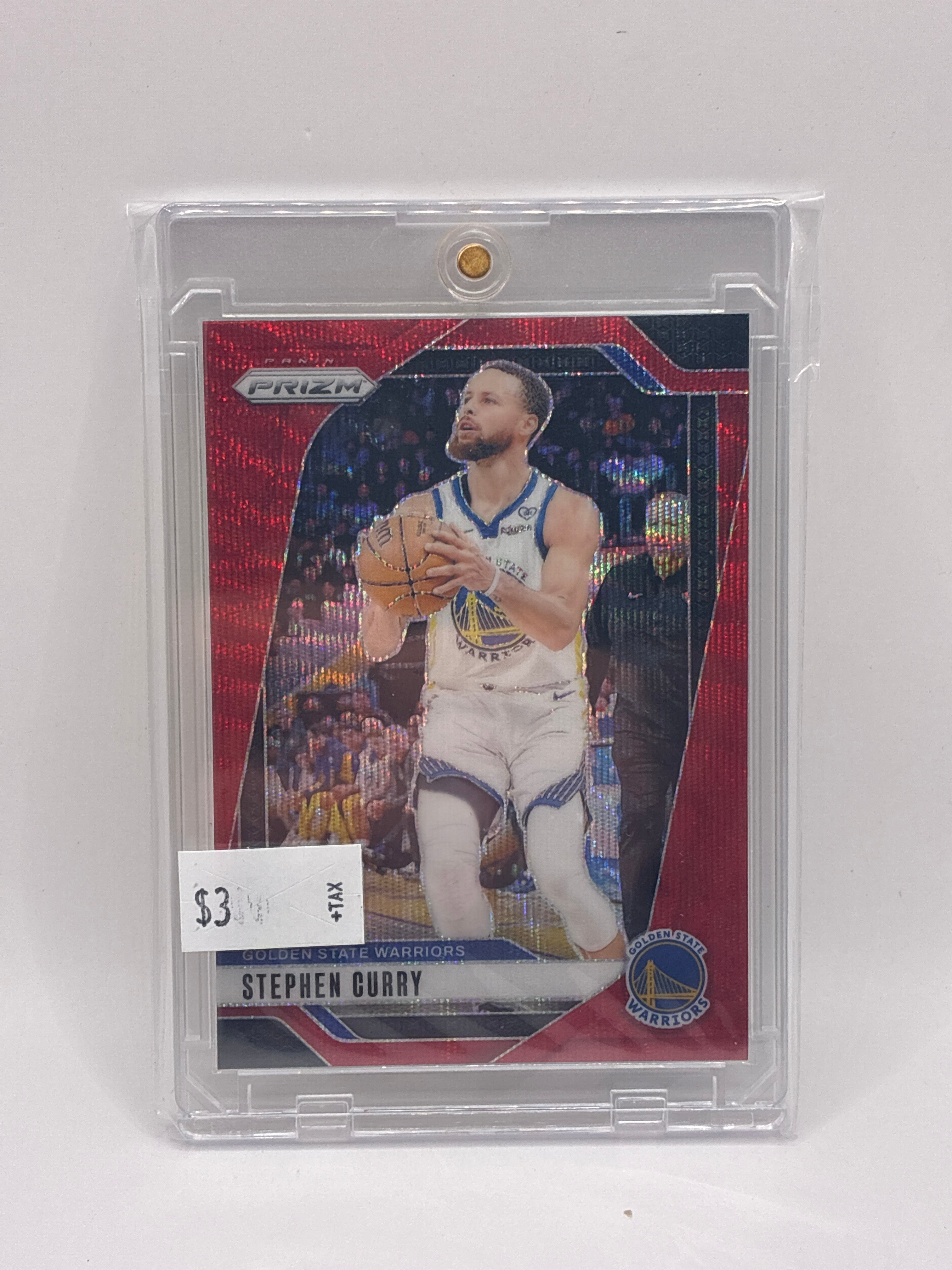 2025 Panini Prizm Steph Curry Red Wave