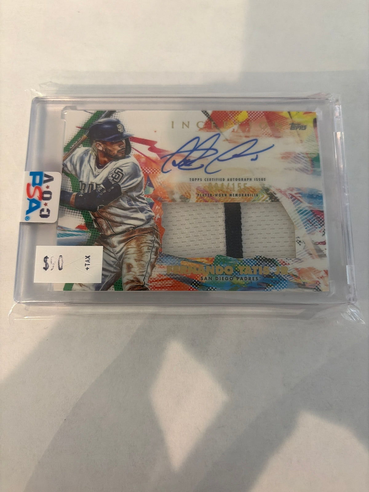 2020 Fernando Titus Junior auto patch 94/155 inception ￼￼