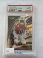 2025 select Christian Gonzalez silver Prizm PSA10