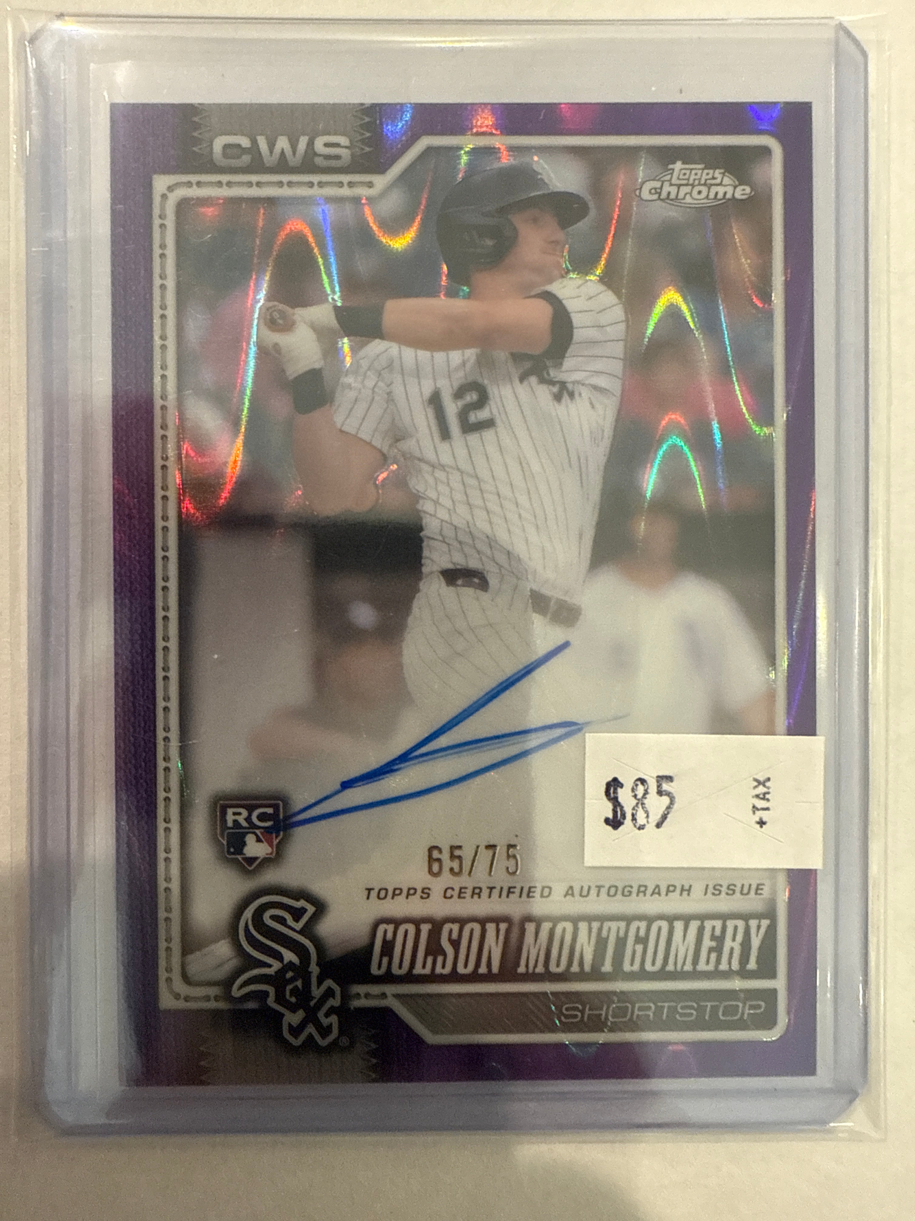 2026 Topps chrome Colson Montgomery