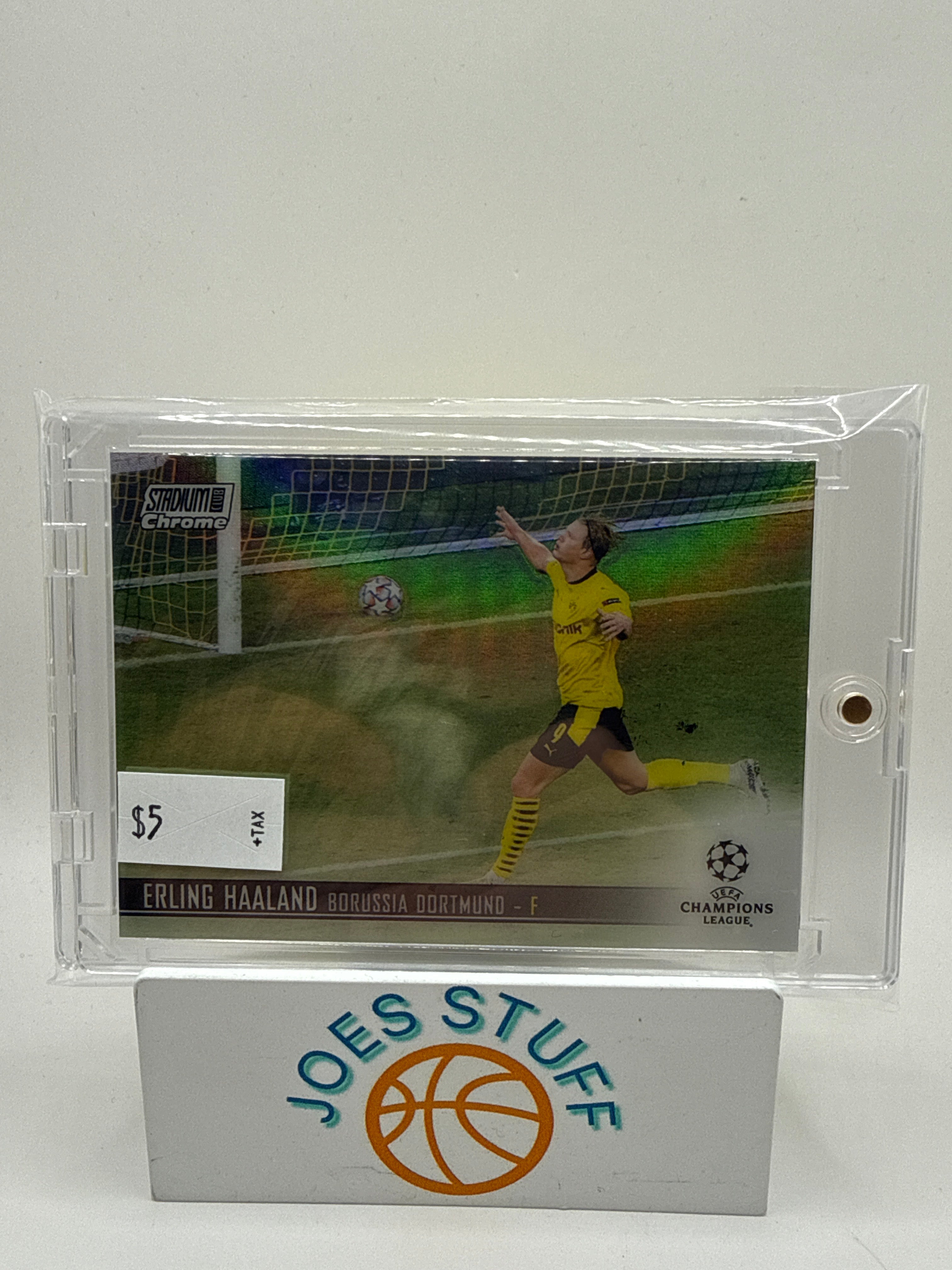 2021 Topps Stadium Club Chrome Erling Haaland refractor
