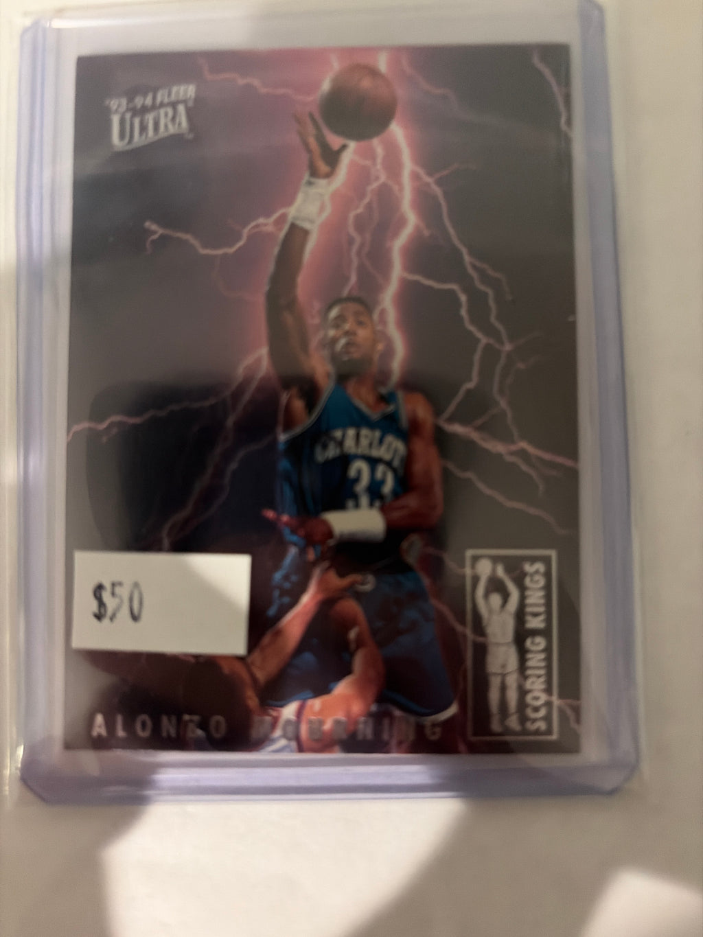 1993/94 fleer Alonzo Mourning