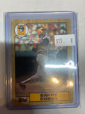 1987 Topps Barry Bonds Tiffany