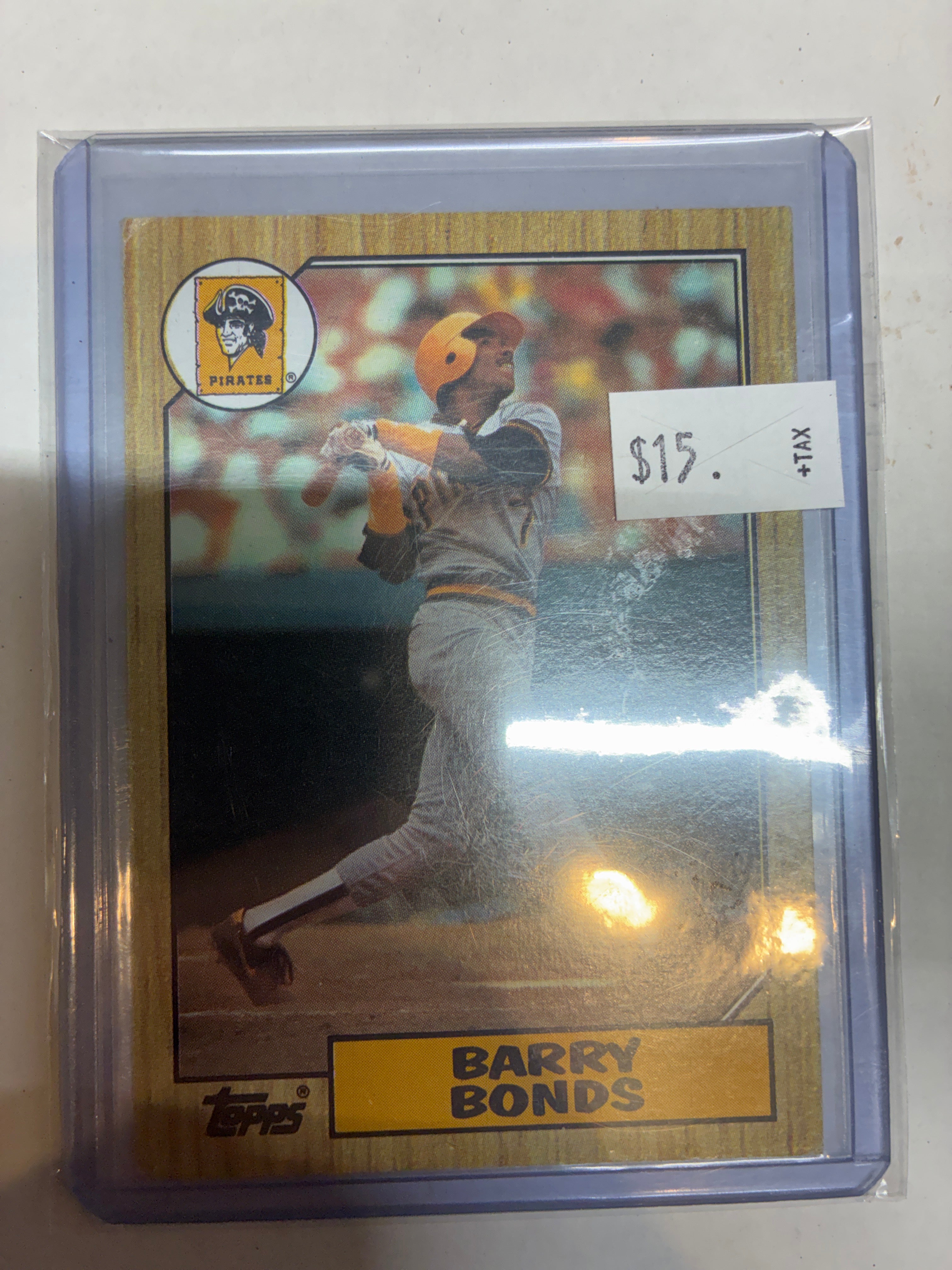 1987 Topps Barry Bonds Tiffany