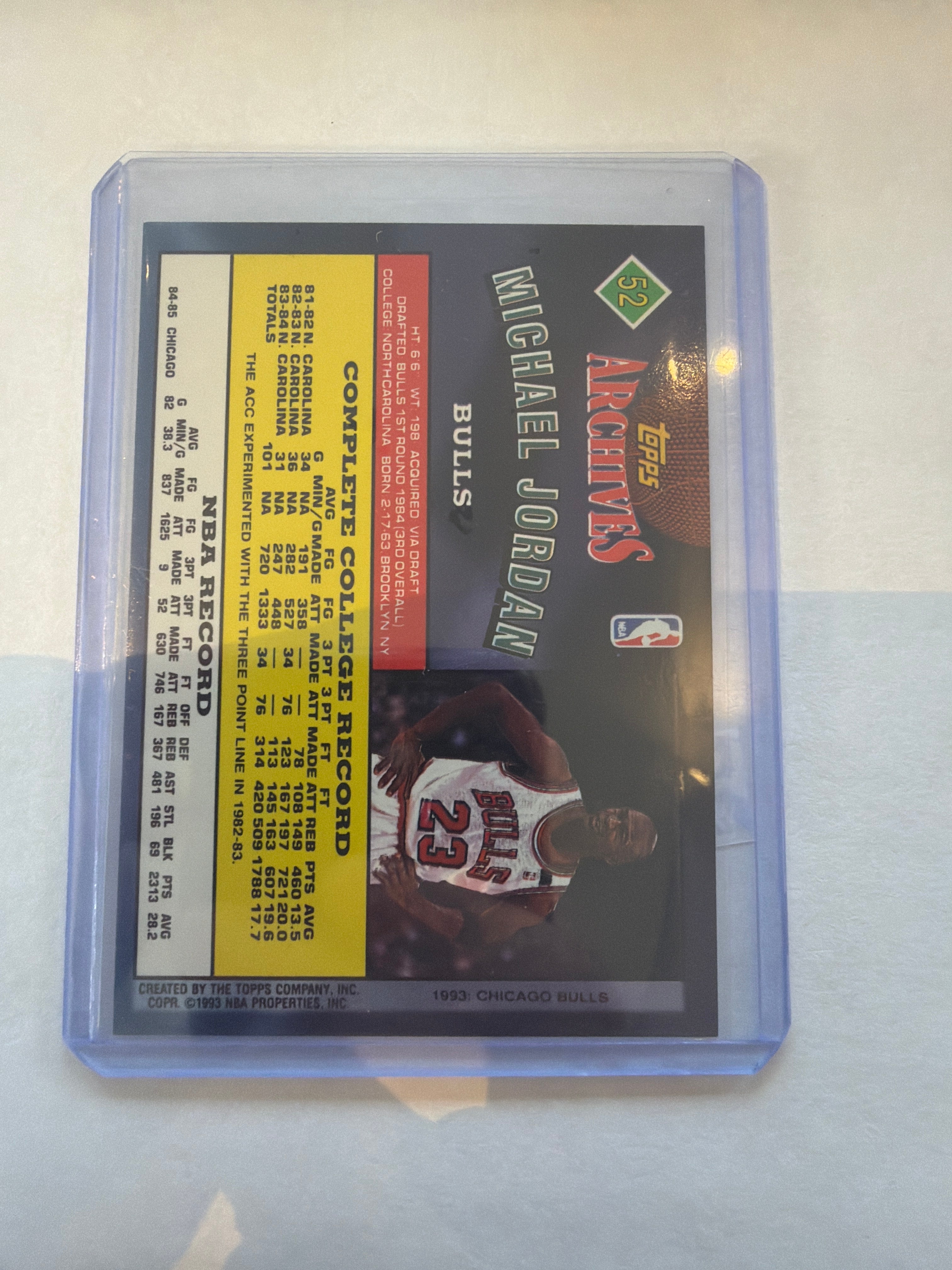 1993 Topps archives Micheal Jordan