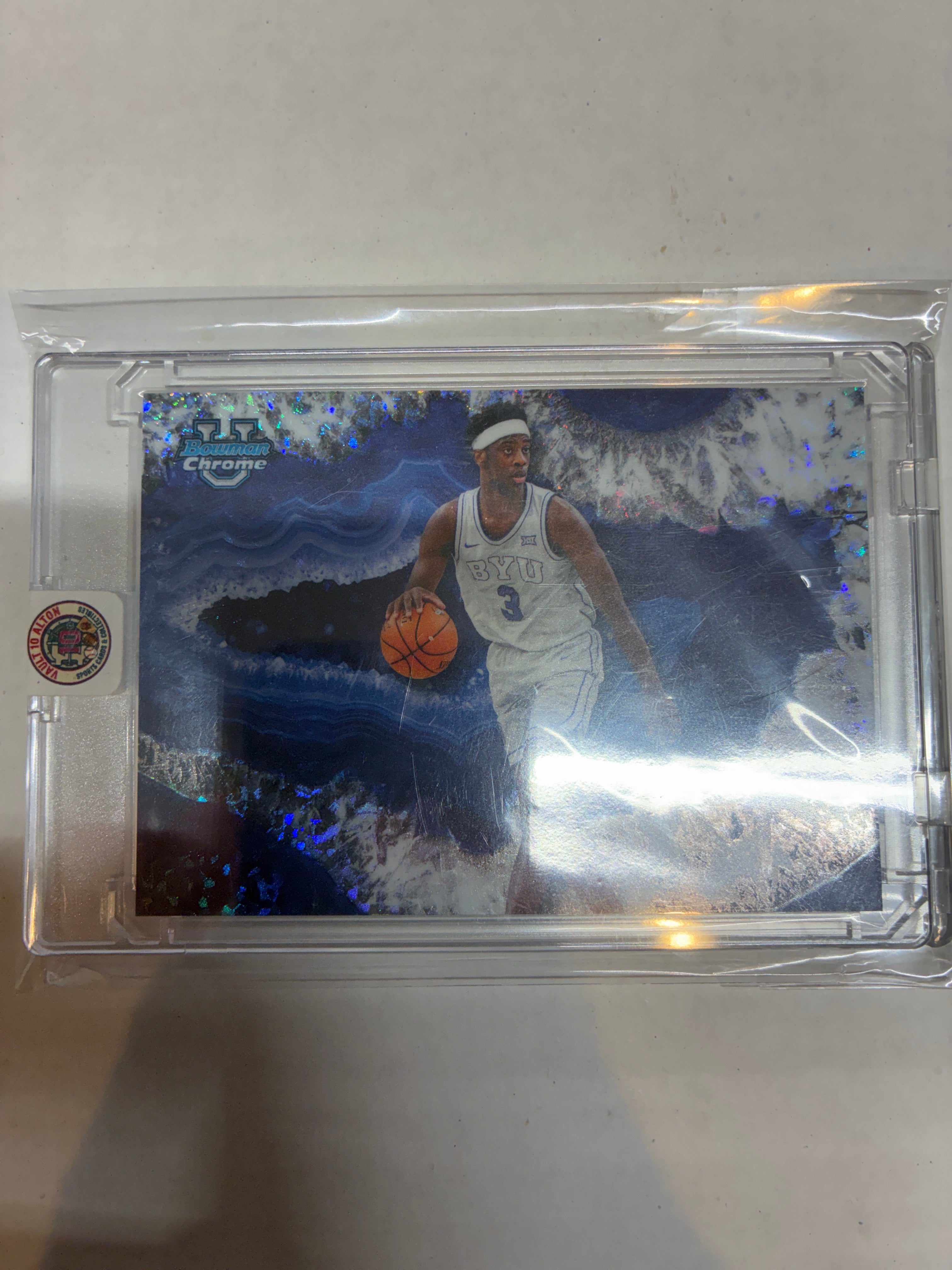 2025-26 Bowman Chrome Basketball AJ Dybantsa Crystalized NIL #CNL-1