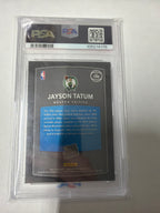 2017 panini Donruss optic Jayson Tatum red/yellow