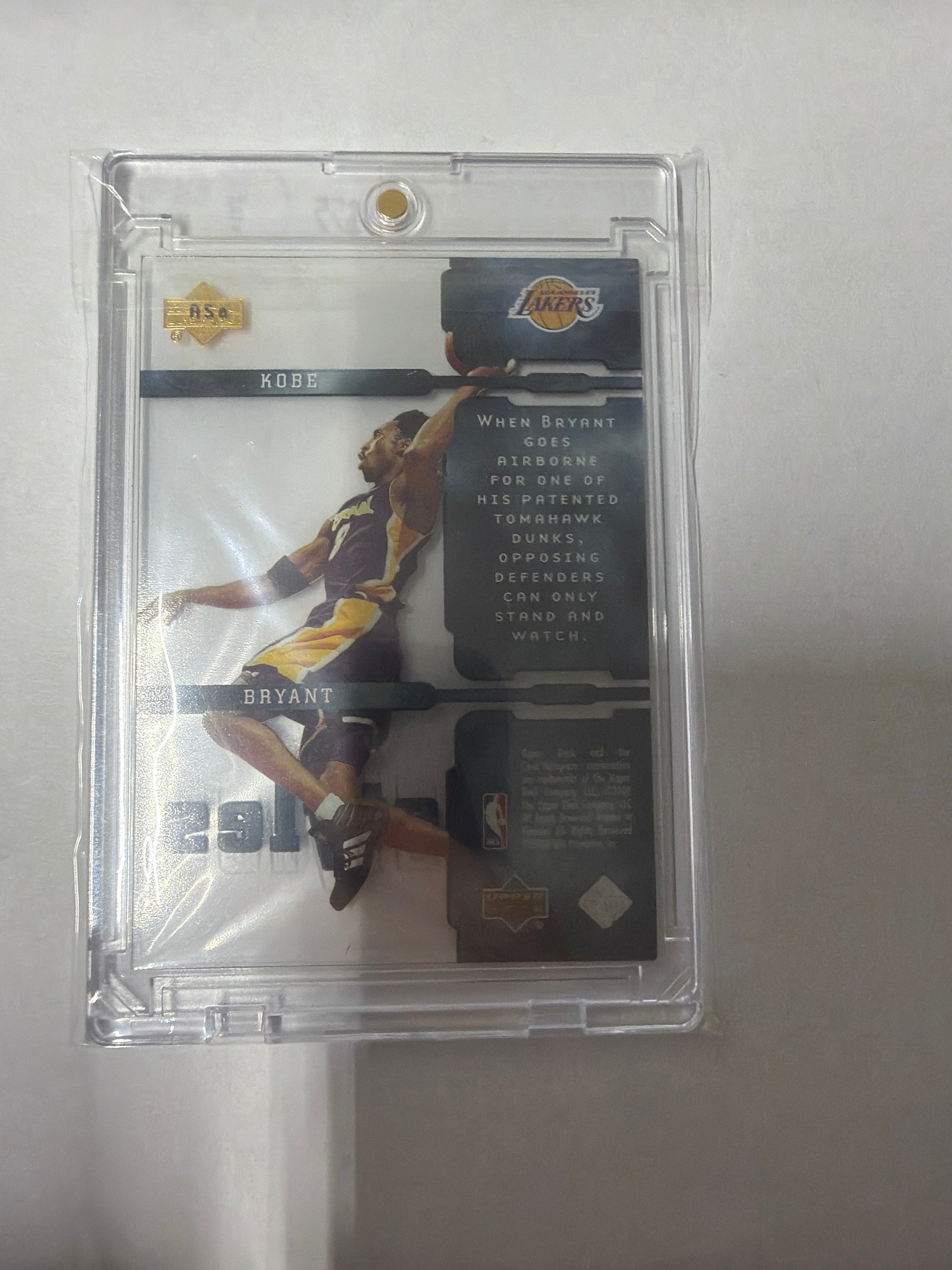 2000 Airstyles Kobe Bryant slam upper deck