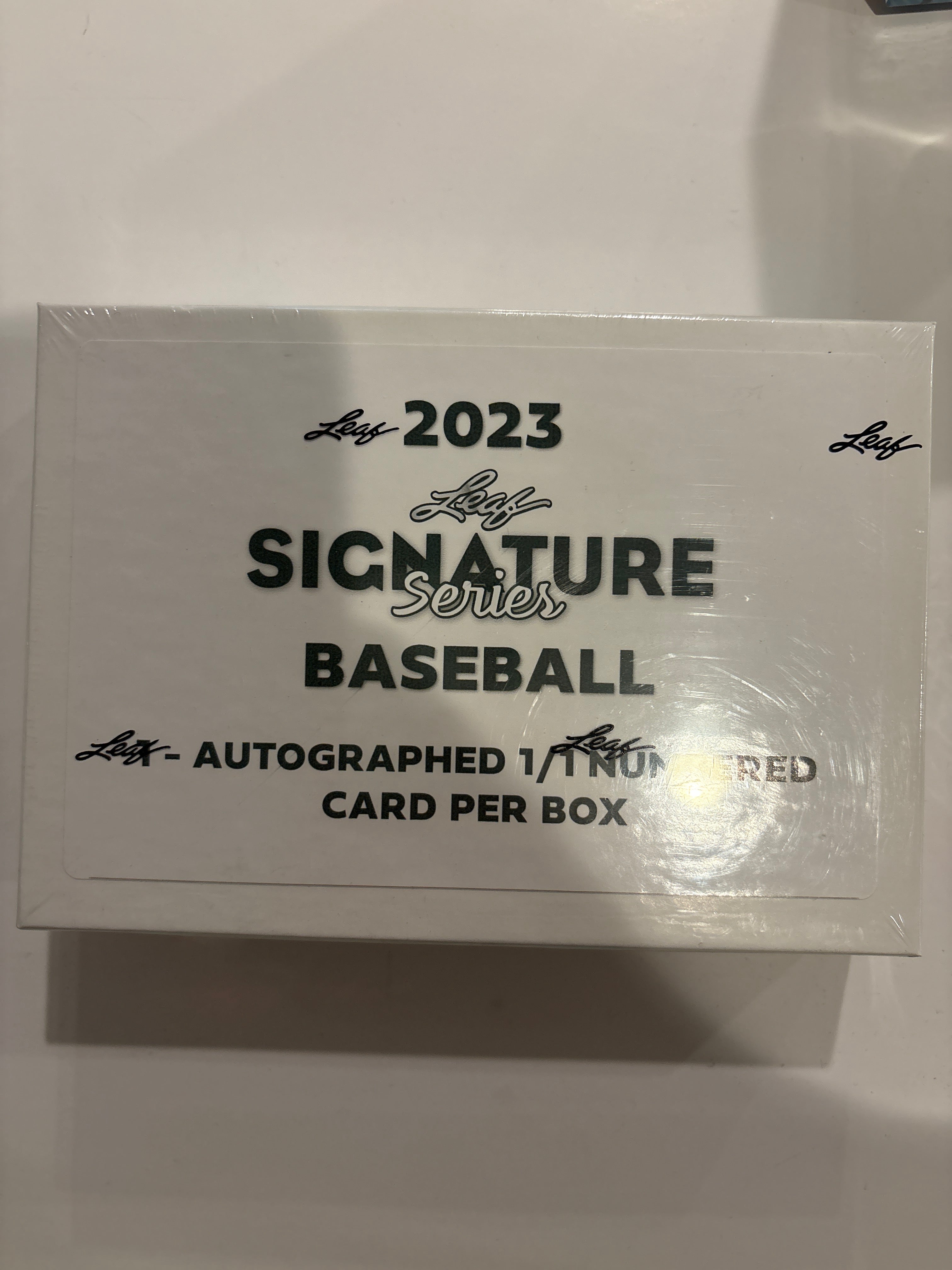 2023 Leaf Signature Series Baseball Hobby Box
