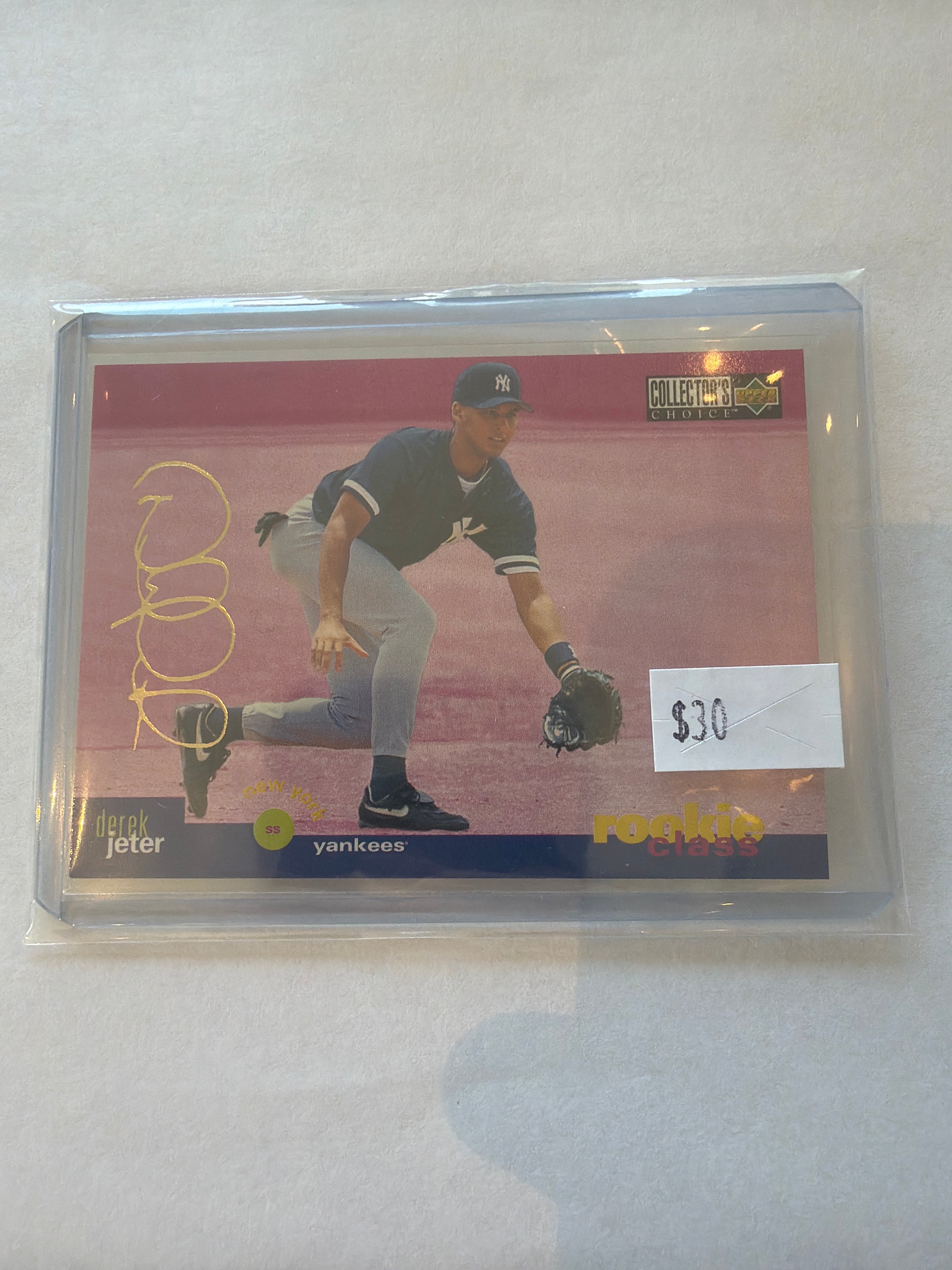 1995 collectors choice rookie class Derek Jeter