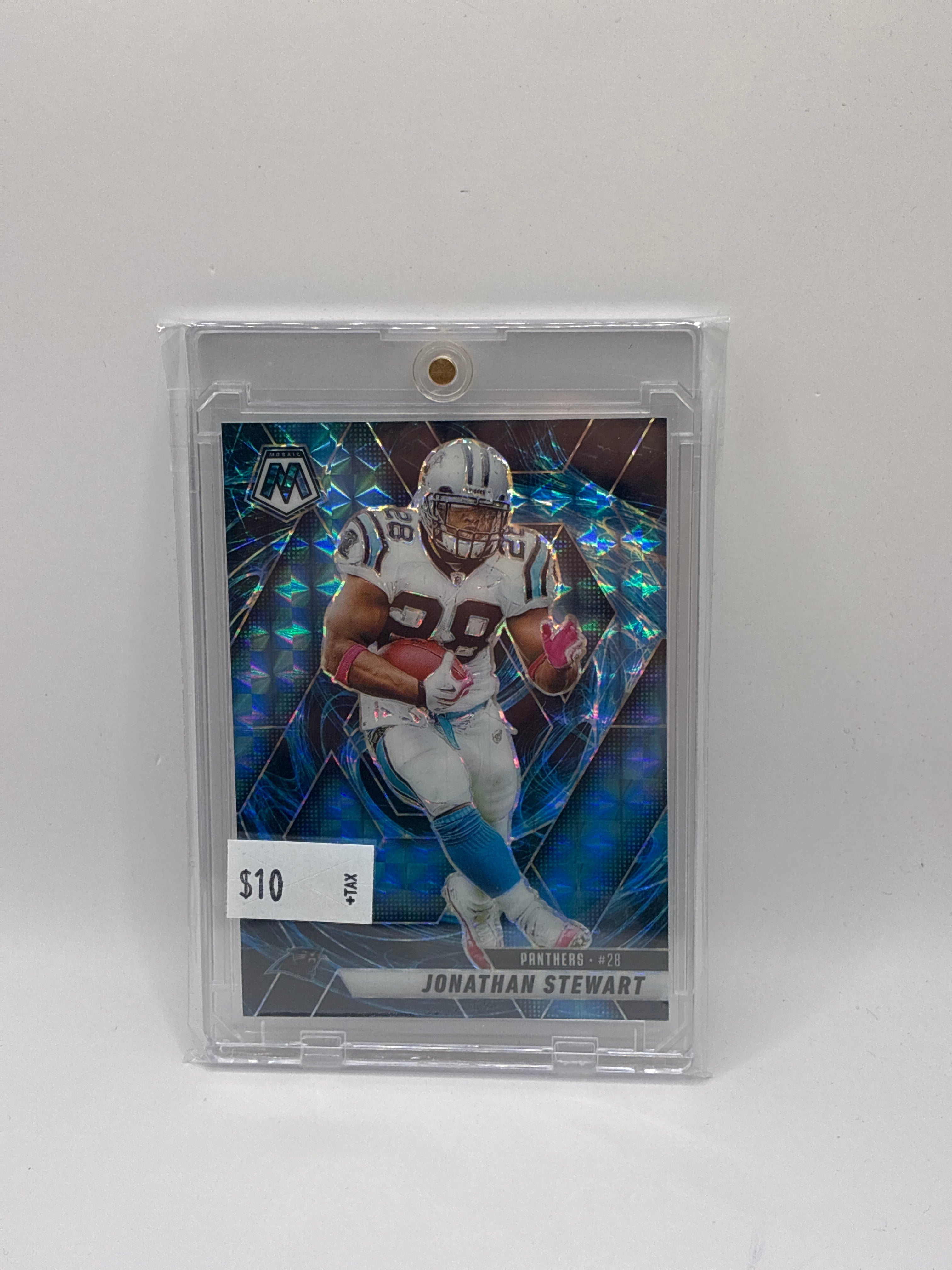 2025 Panini Mosaic Jonathan Stewart Blue Geometric #17